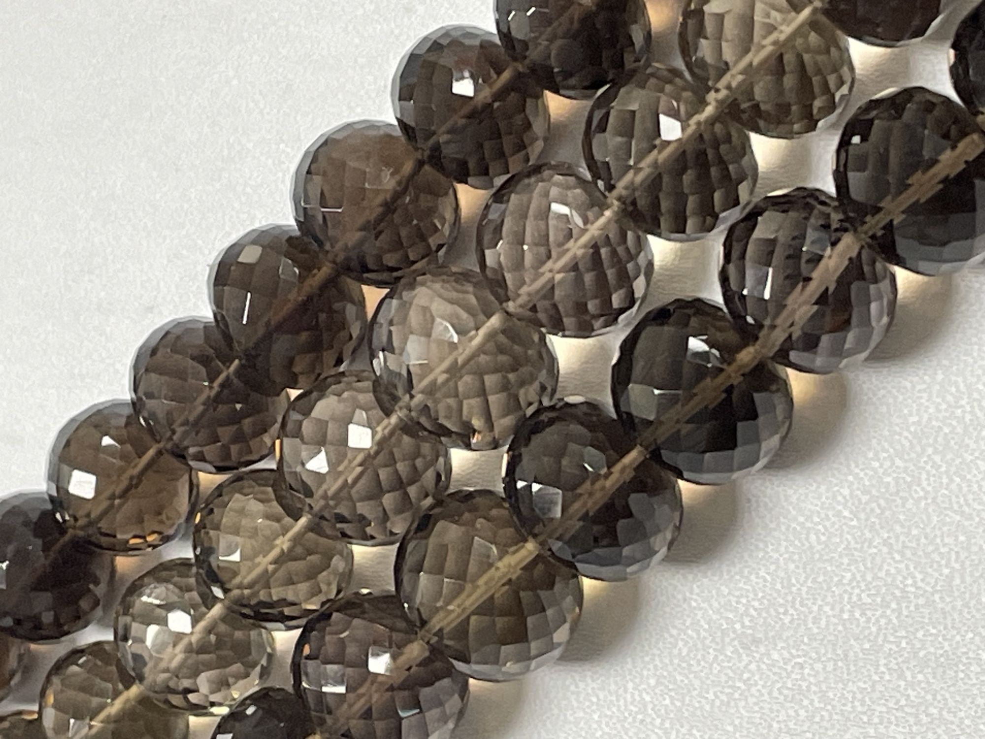 Smoky Quartz Round Faceted