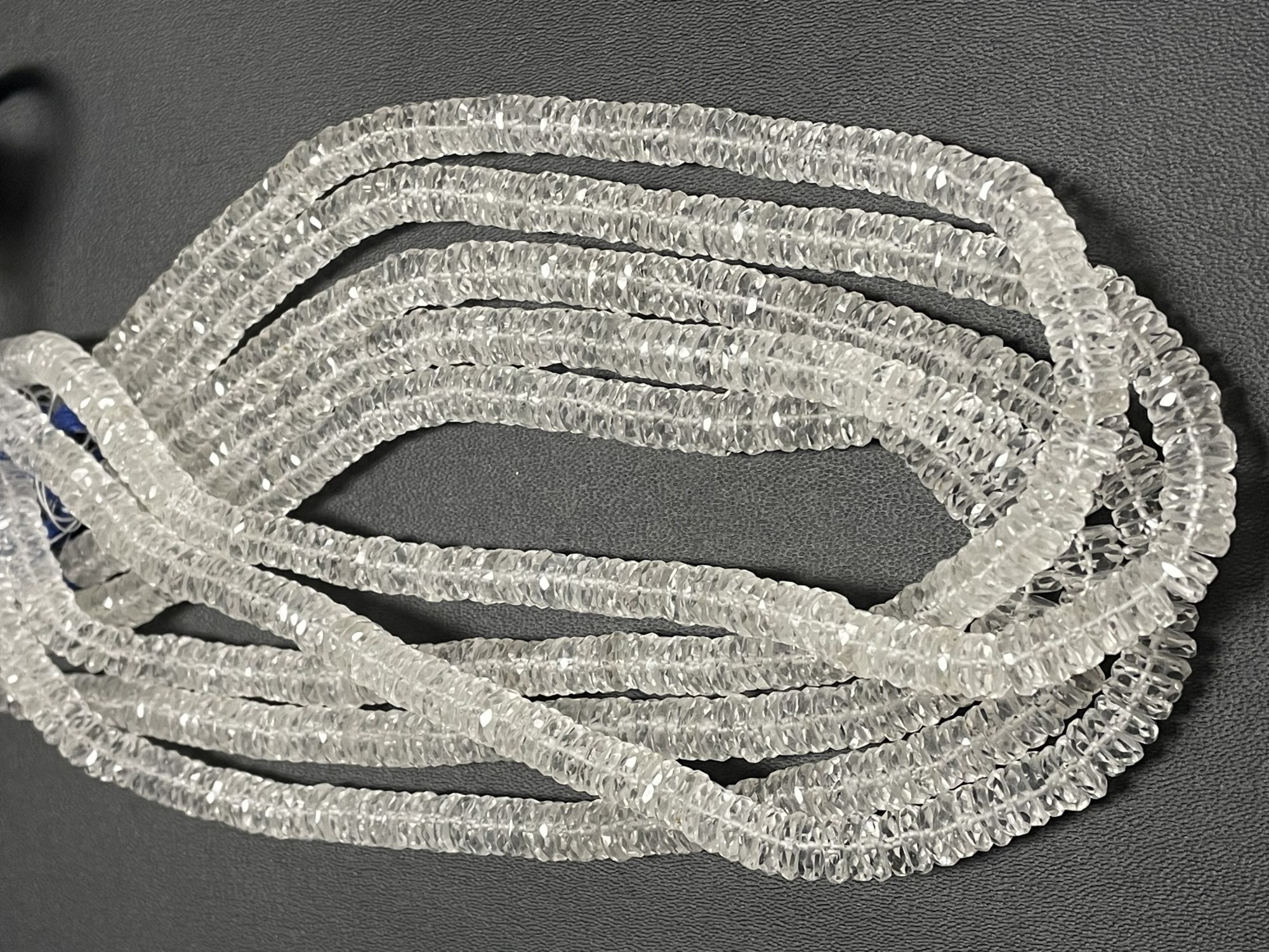 Crystal Quartz Tire Faceted