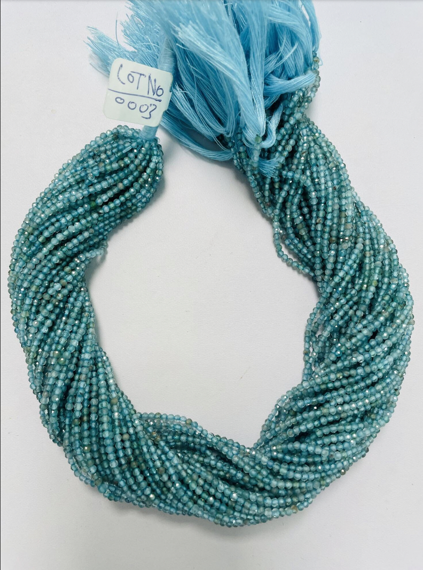 Apatite Rondelle Faceted