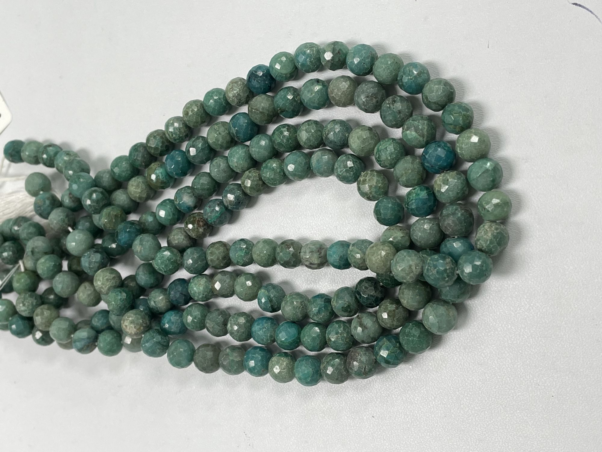 Chrysocolla Round Faceted