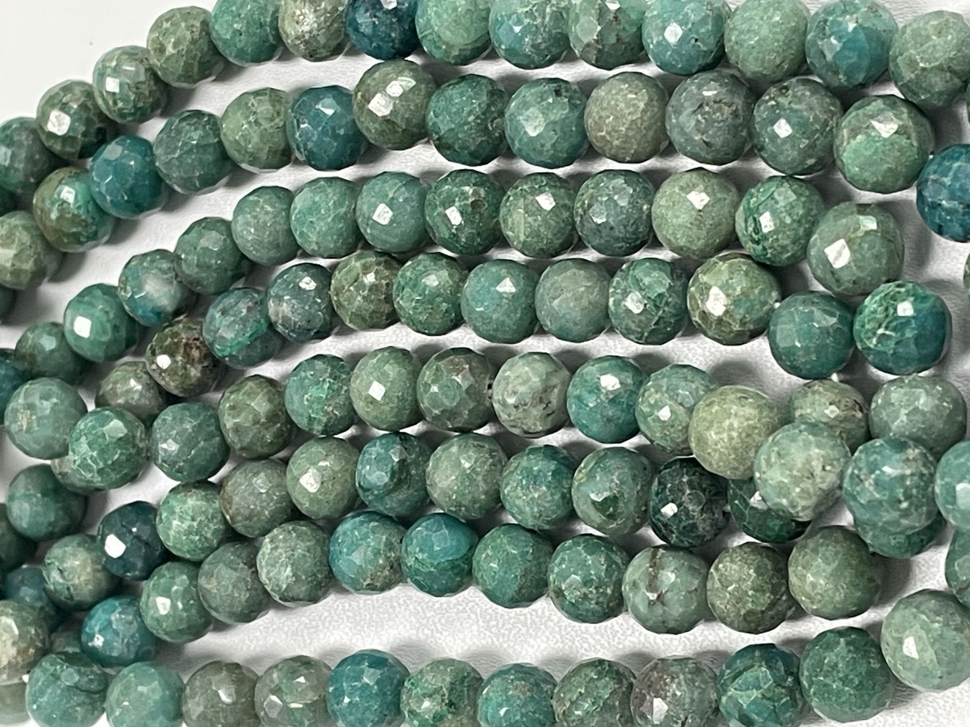 Chrysocolla Round Faceted