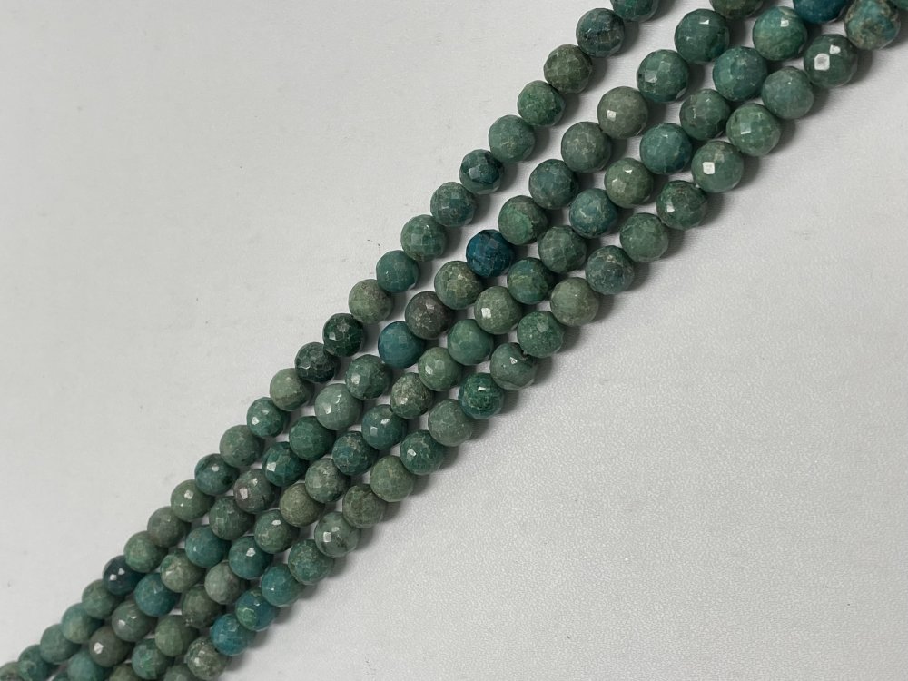 Chrysocolla Round Faceted