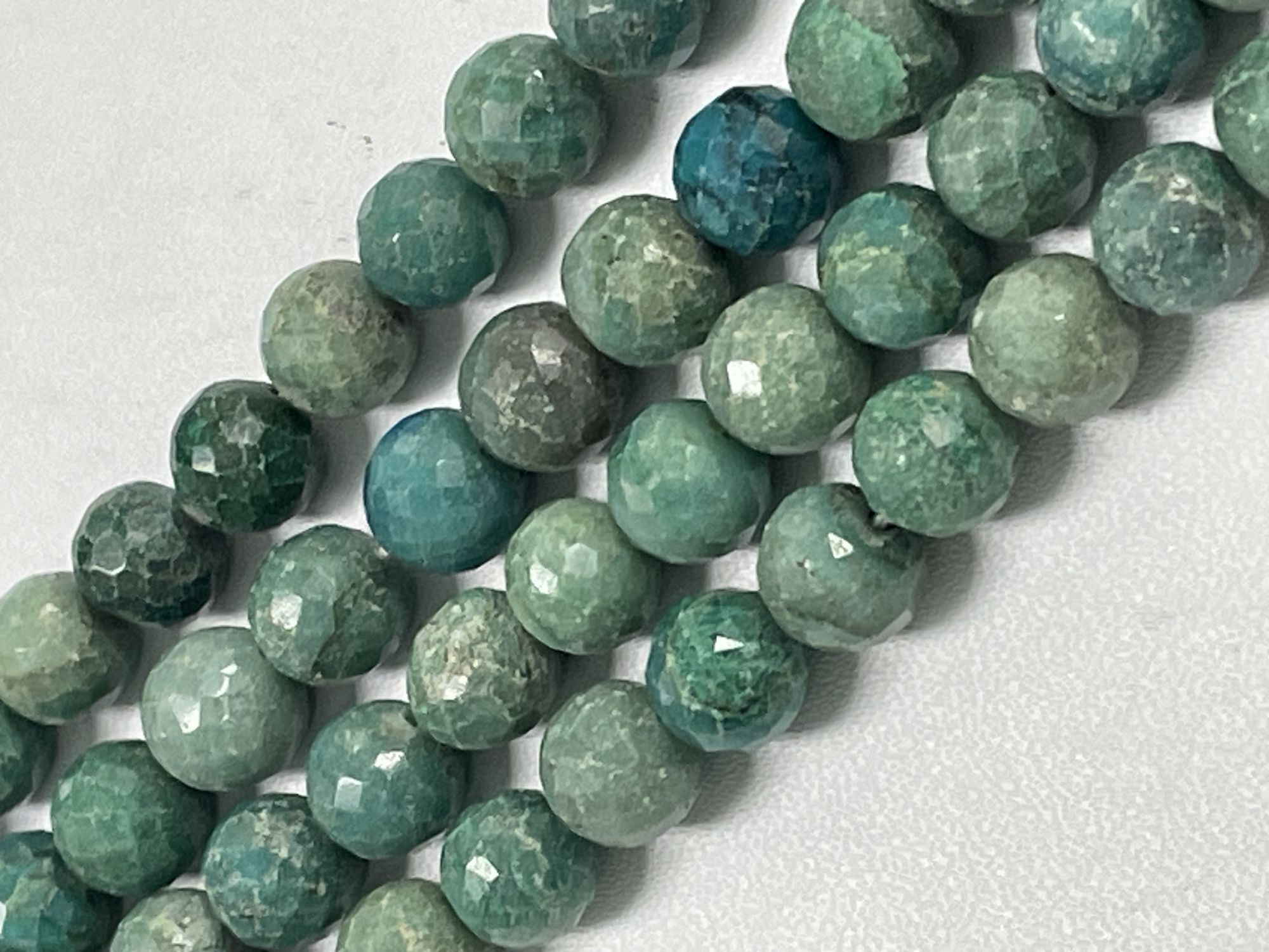 Chrysocolla Round Faceted