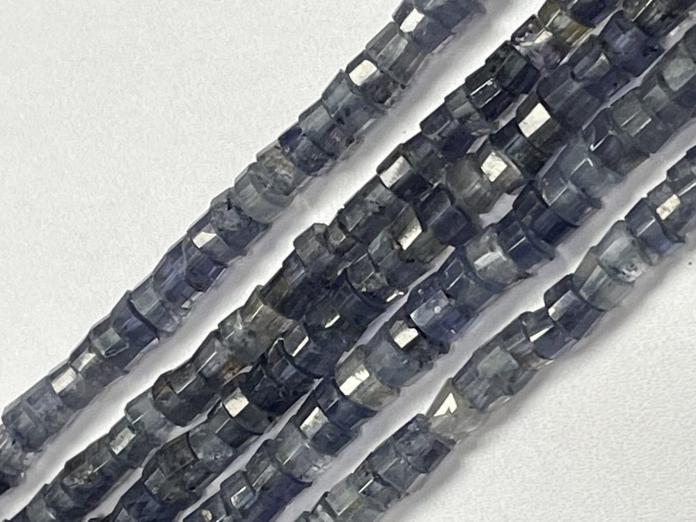 Iolite Heishi Faceted
