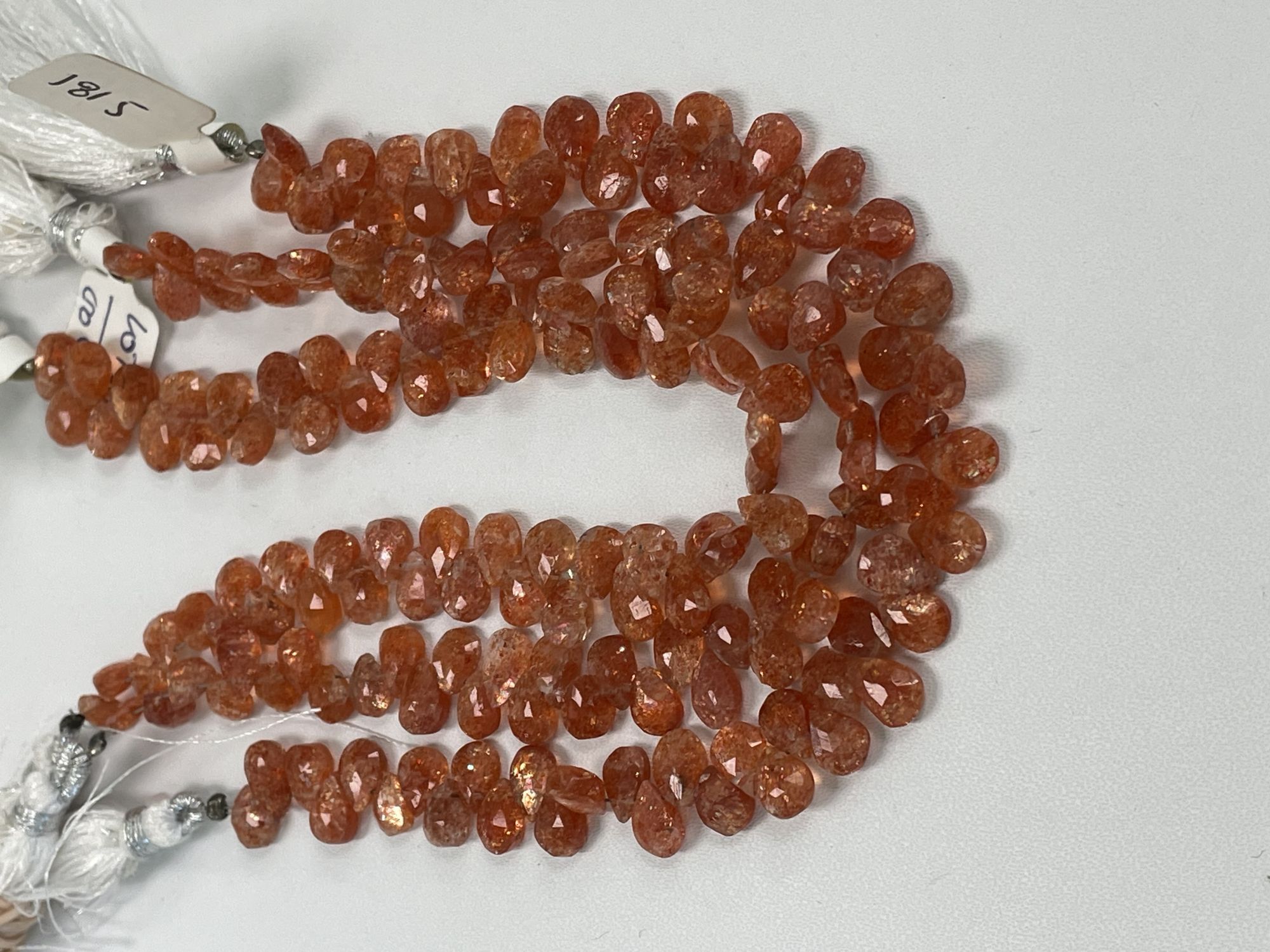 Sunstone Pear Faceted
