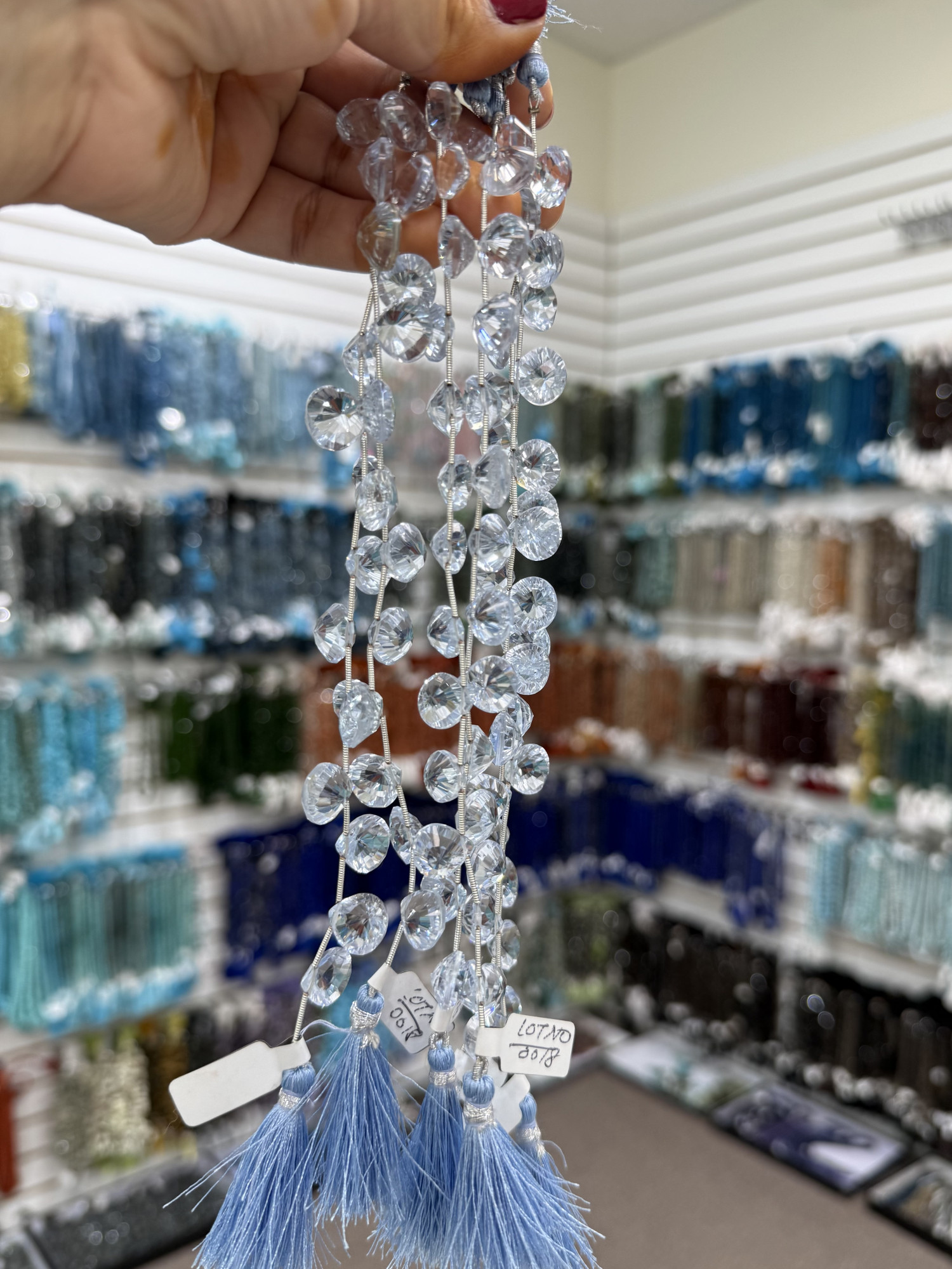 Ice Hydro Quartz Hearts Faceted