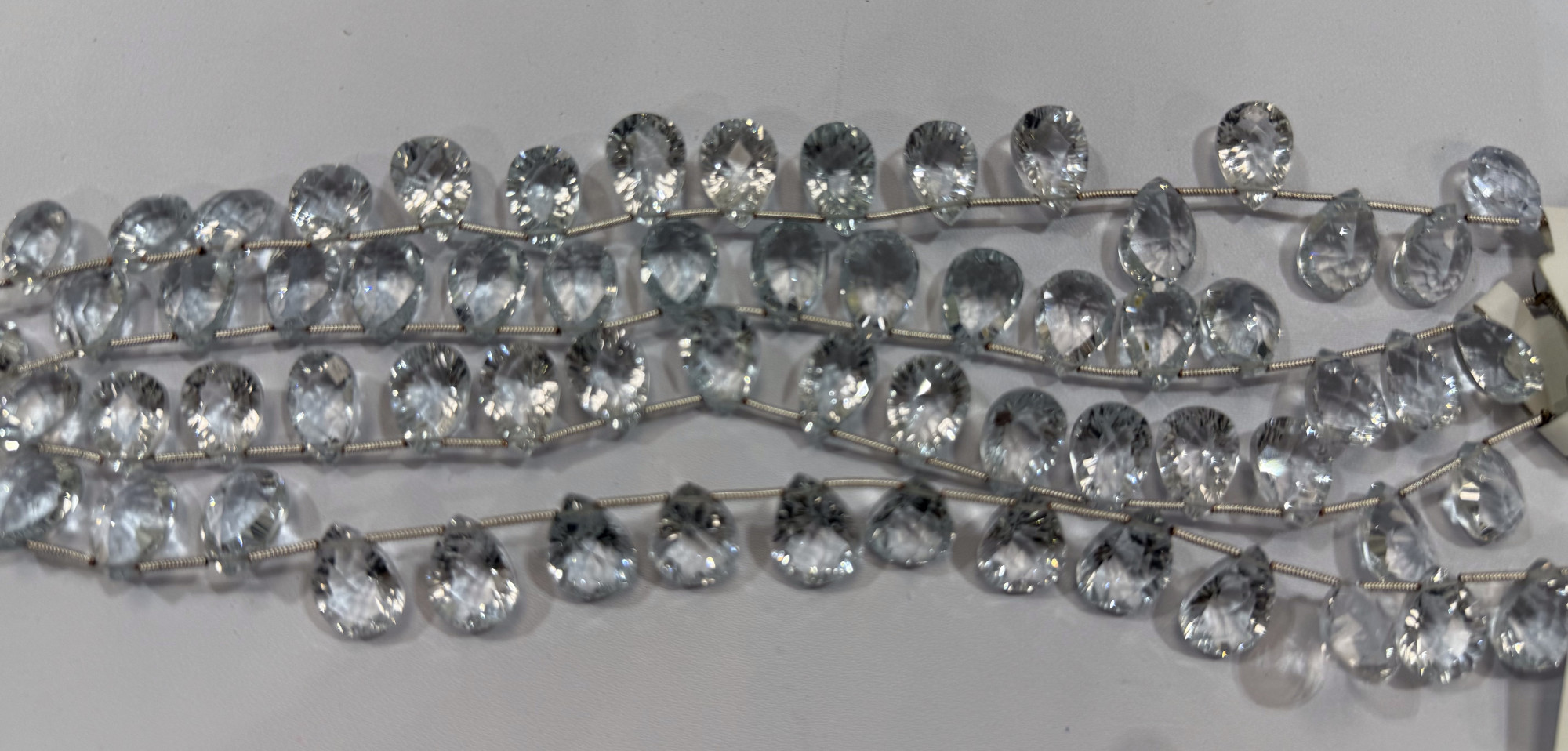 Hydro Quartz Pears Faceted