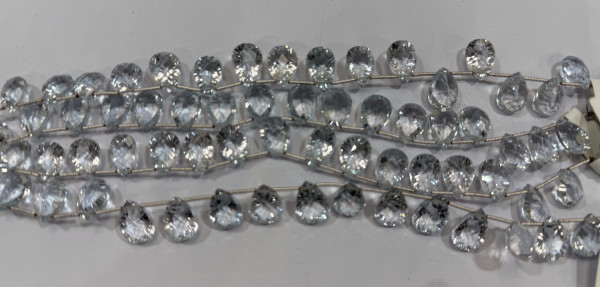 Hydro Quartz Pears  Faceted