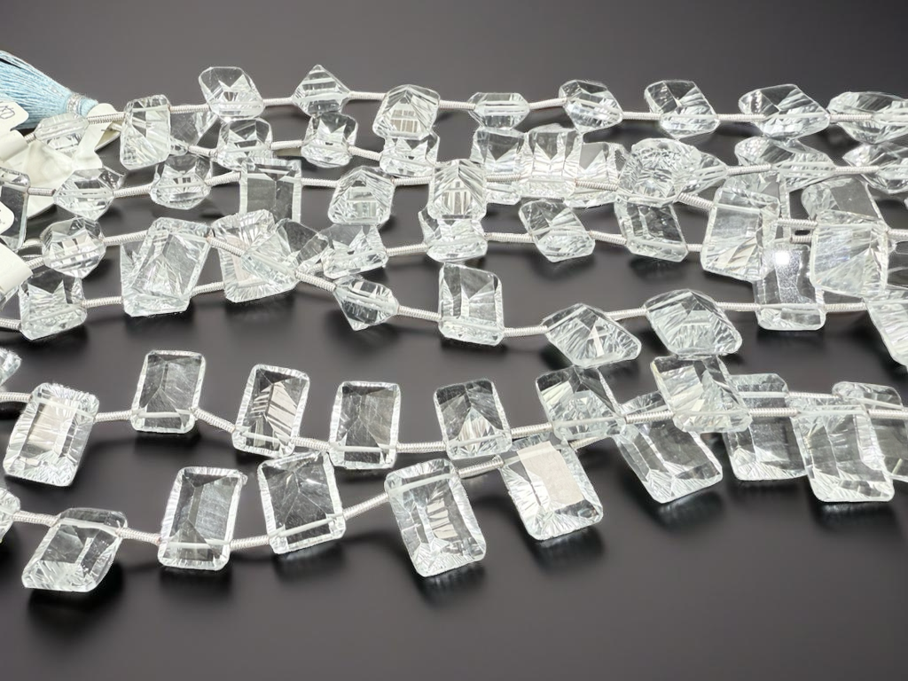 Hydro Quartz Rectangle Faceted