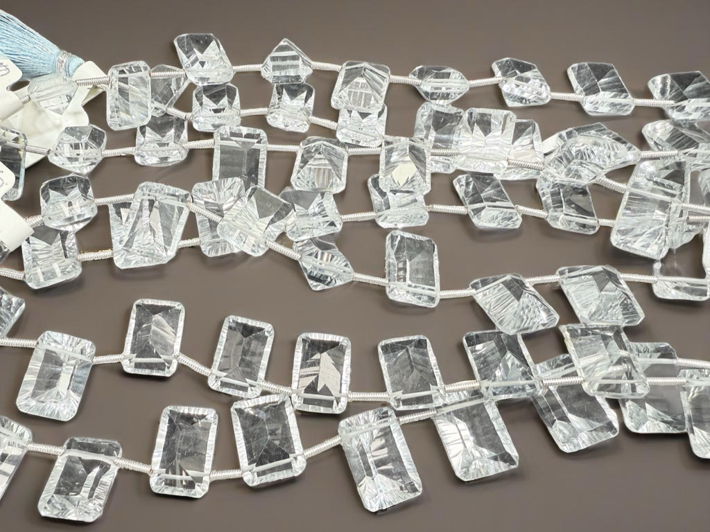 Hydro Quartz Rectangle Faceted