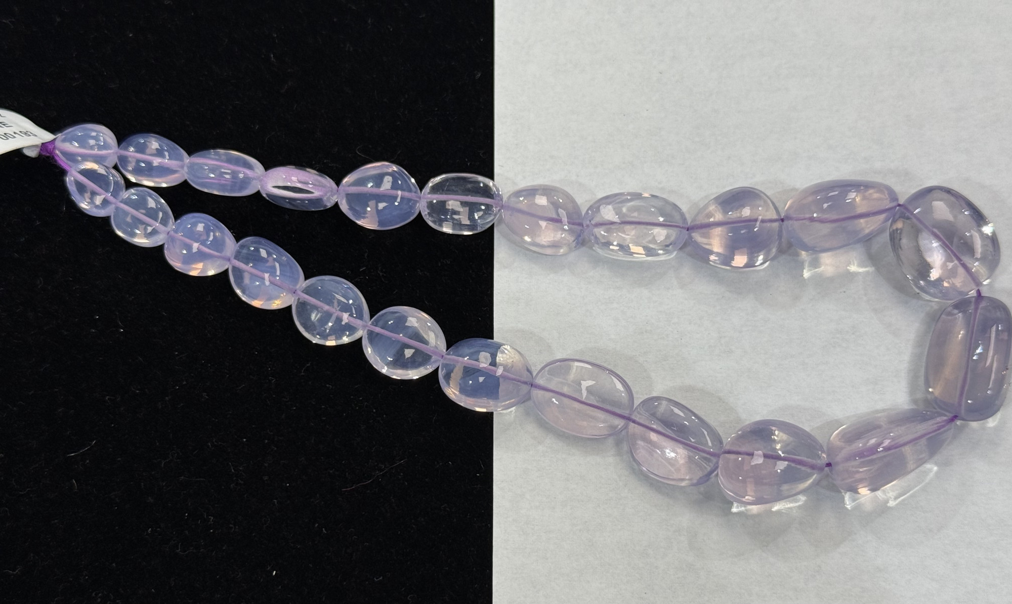 SCOROLITE LAVENDER QUARTZ NUGGETS SMOOTH