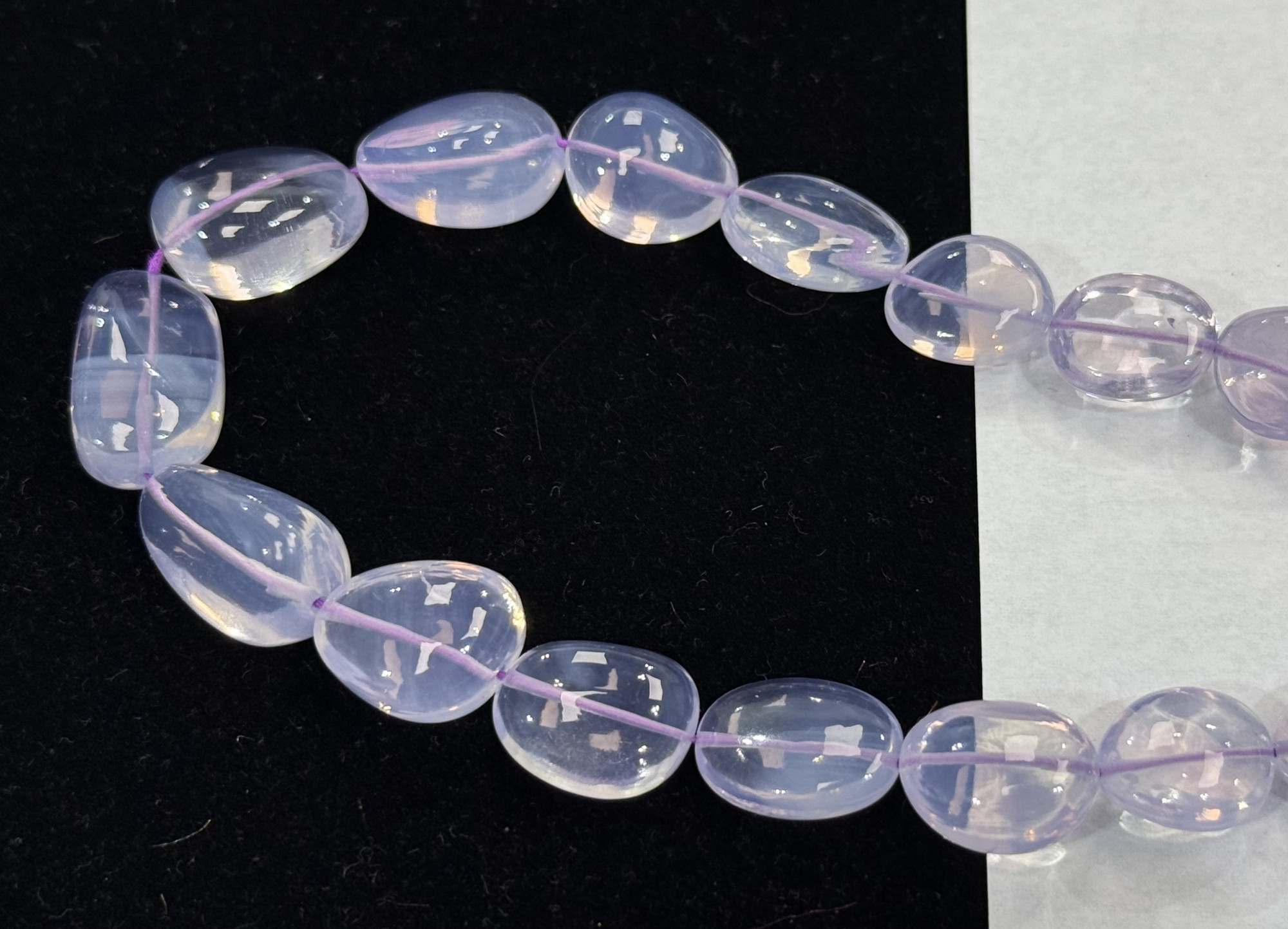 SCOROLITE LAVENDER QUARTZ NUGGETS SMOOTH