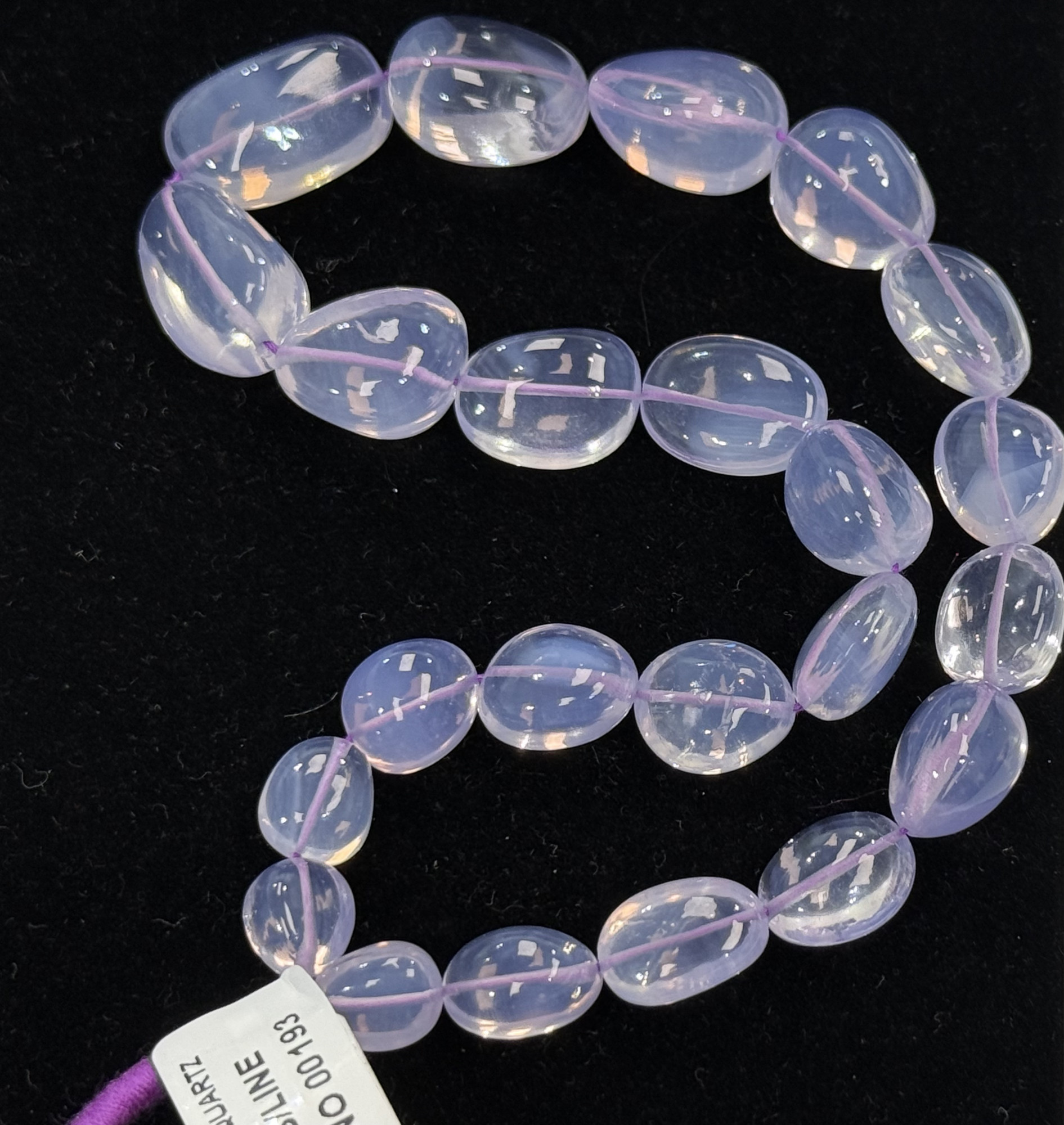 SCOROLITE LAVENDER QUARTZ NUGGETS SMOOTH