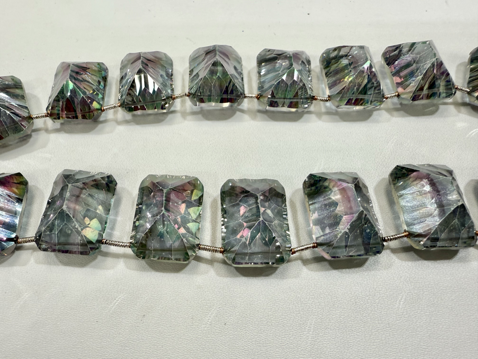 Mystic Quartz Rectangle Faceted