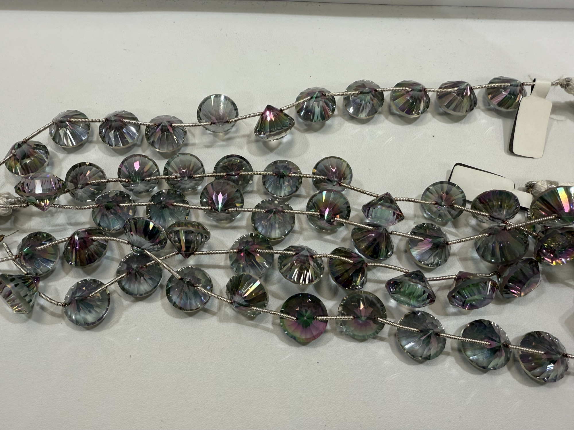 Mystic Quartz Cone Faceted