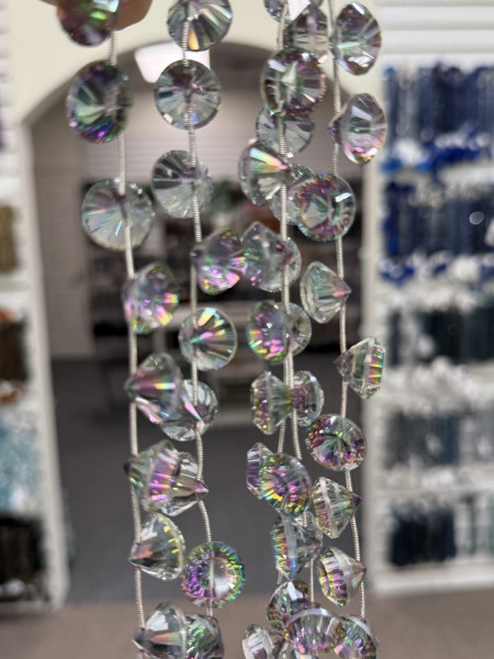 Mystic Quartz Cone  Faceted