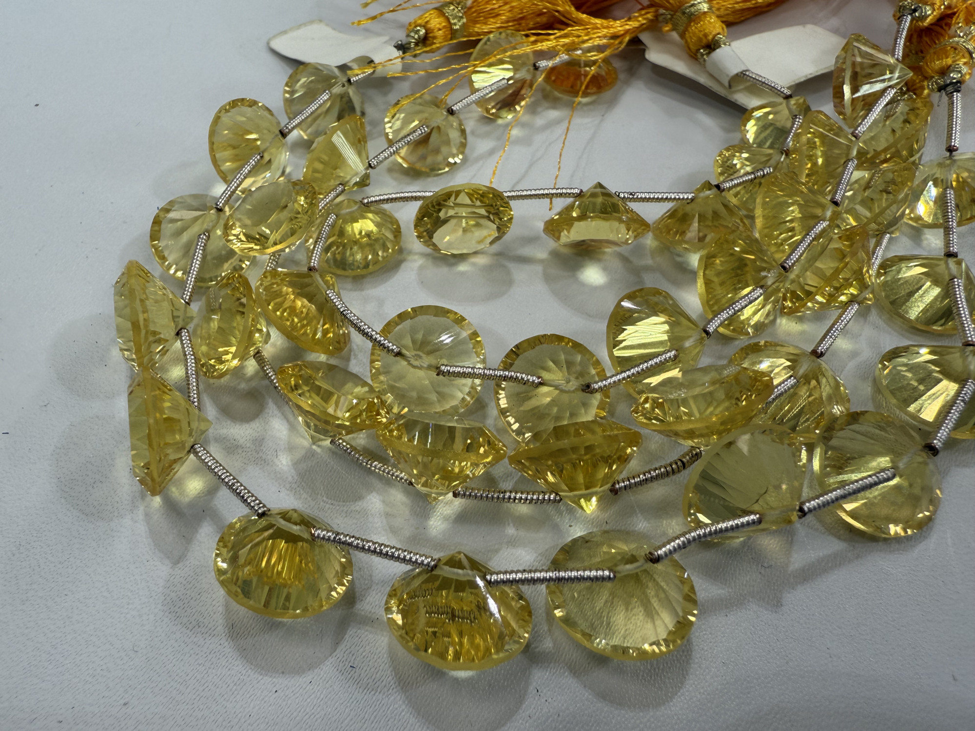 Hydro Quartz Cones Faceted