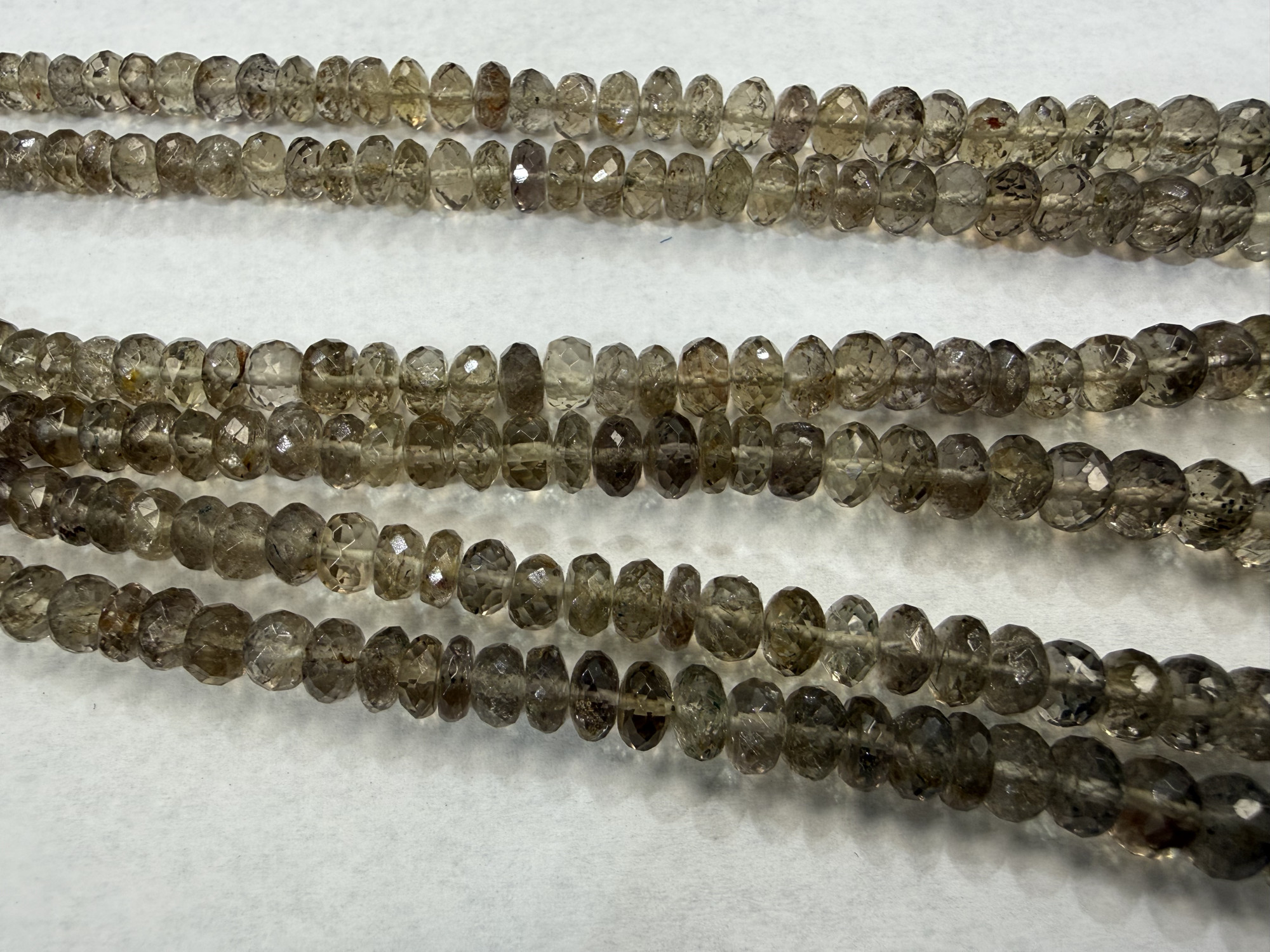 Scapolite Rondelle Faceted