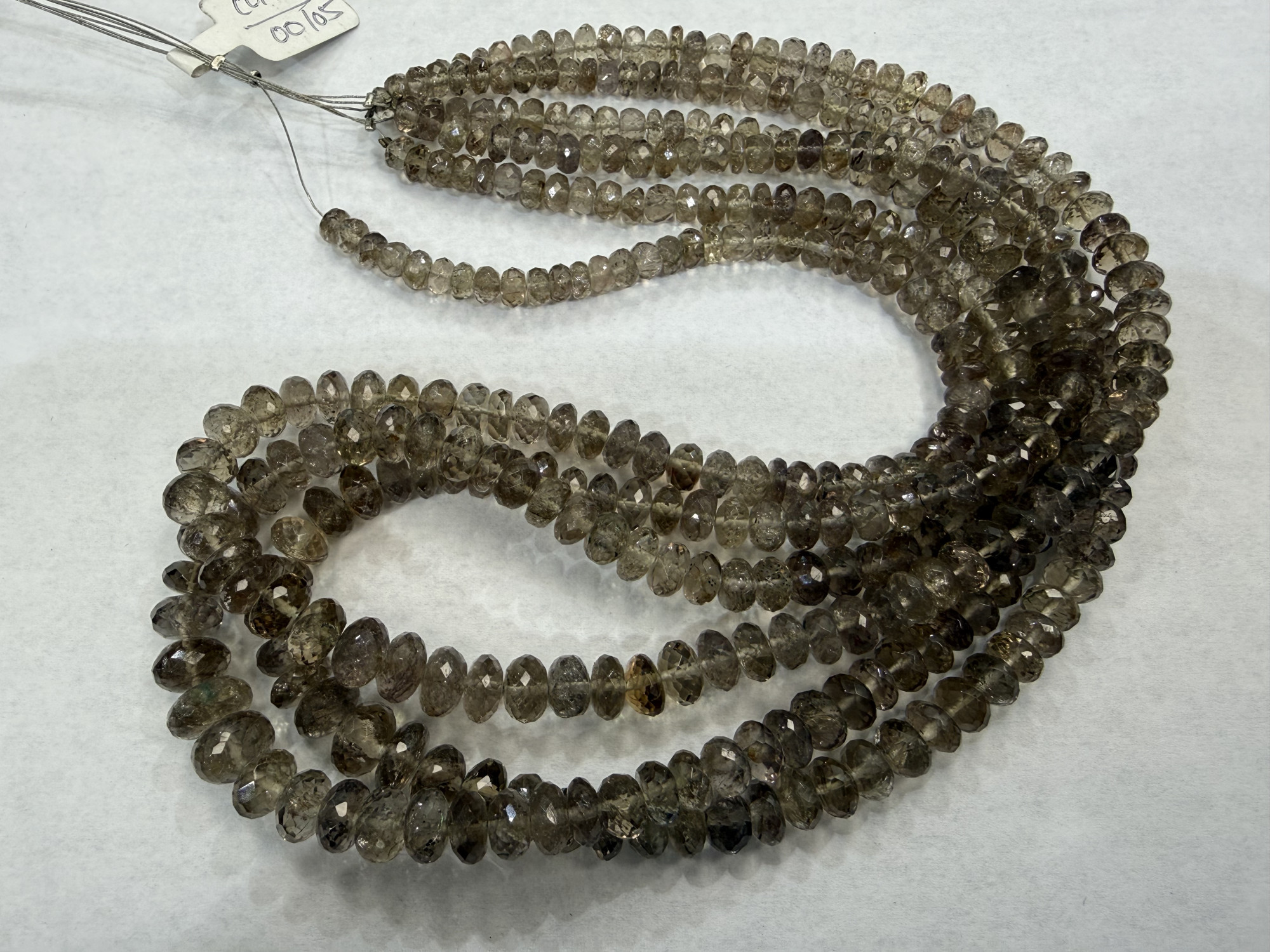 Scapolite Rondelle Faceted