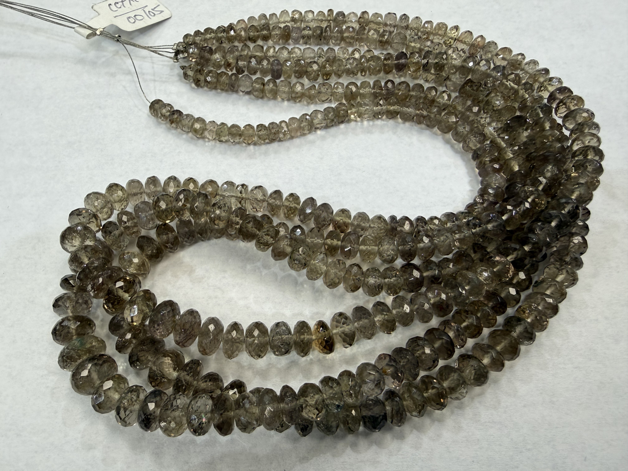 Scapolite Rondelle Faceted