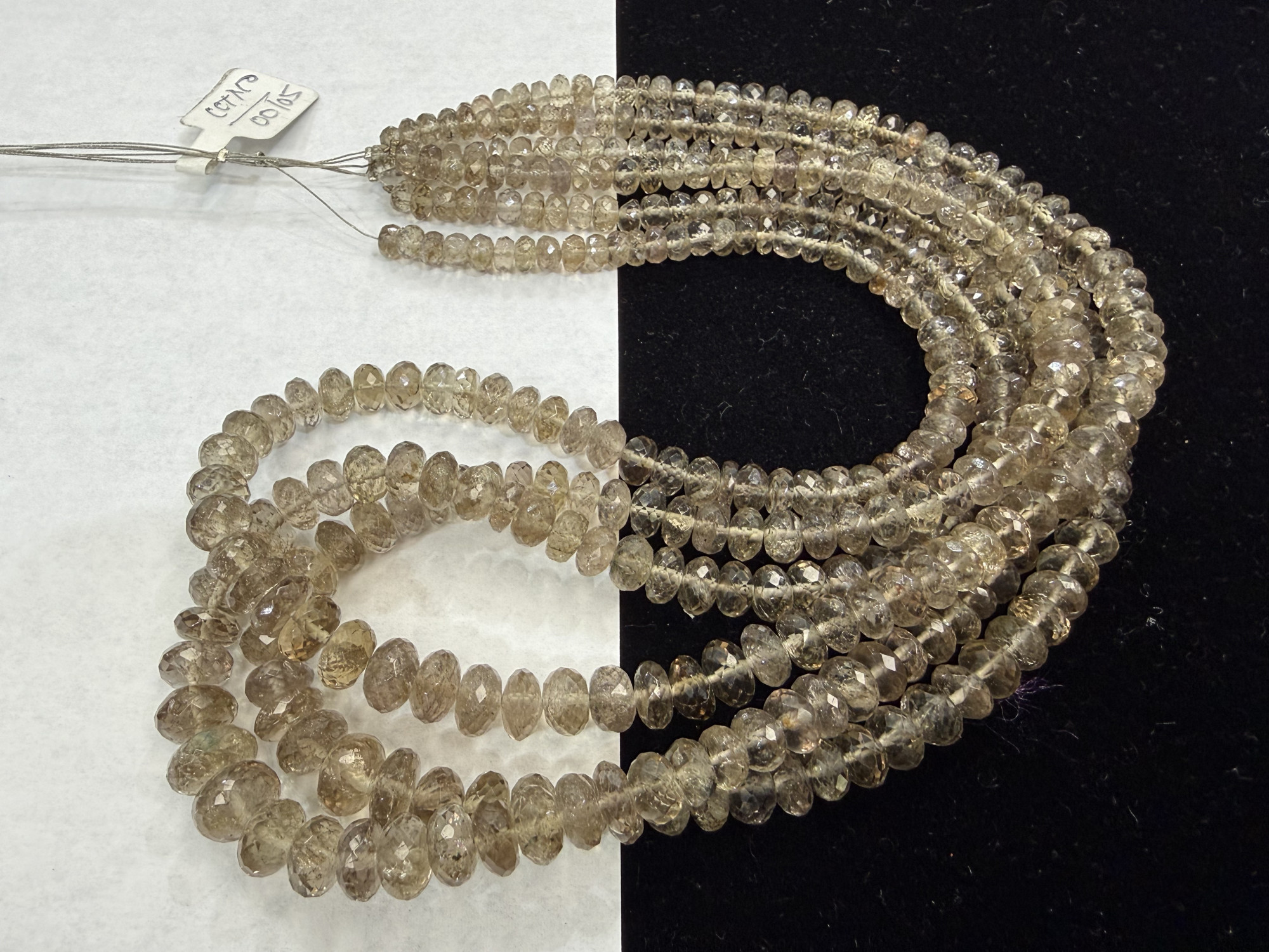 Scapolite Rondelle Faceted
