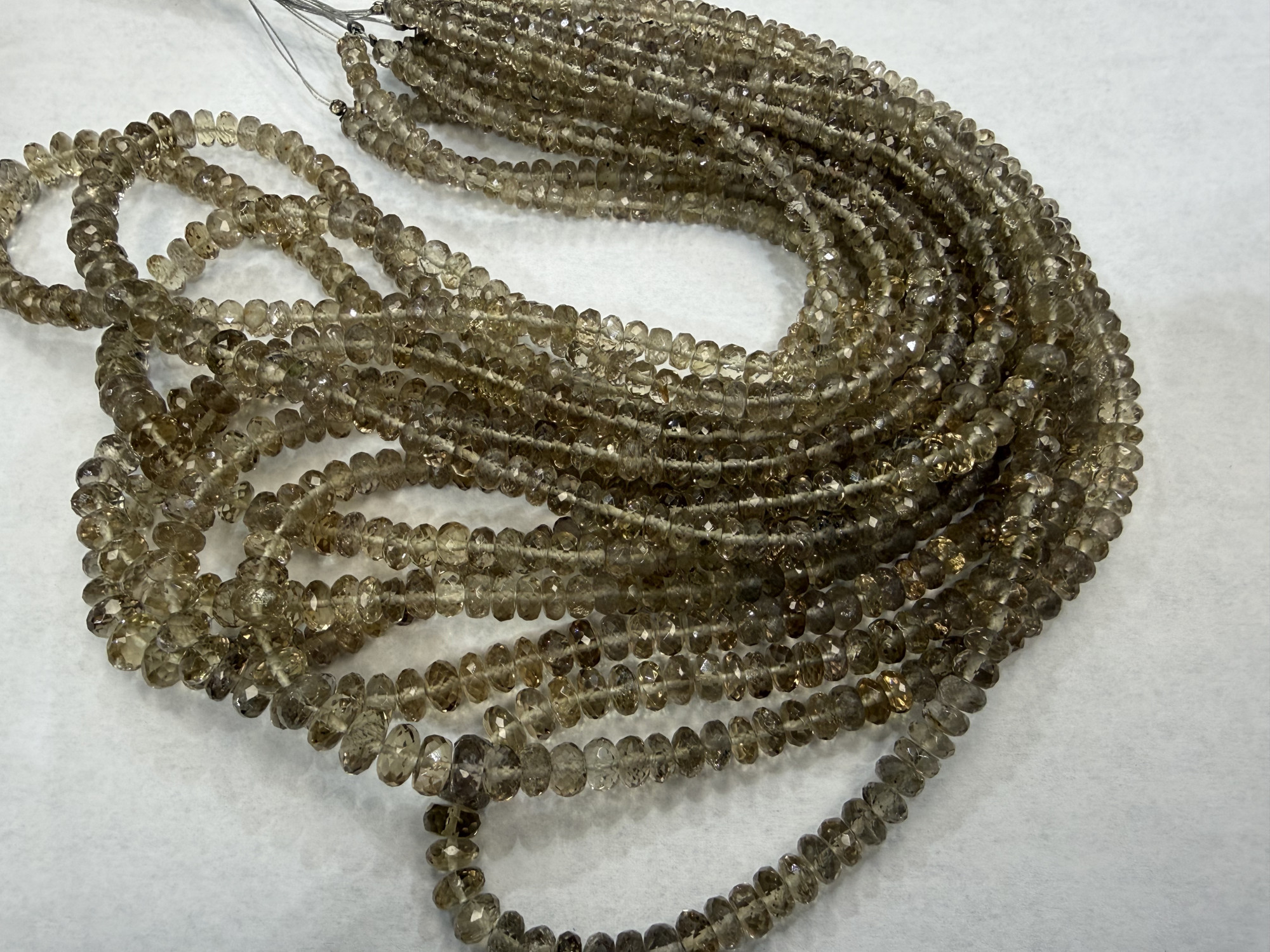 Scapolite Rondelle Faceted