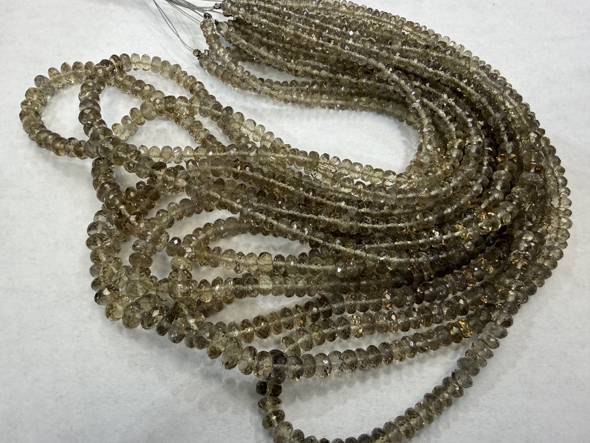 Scapolite Rondelle Faceted