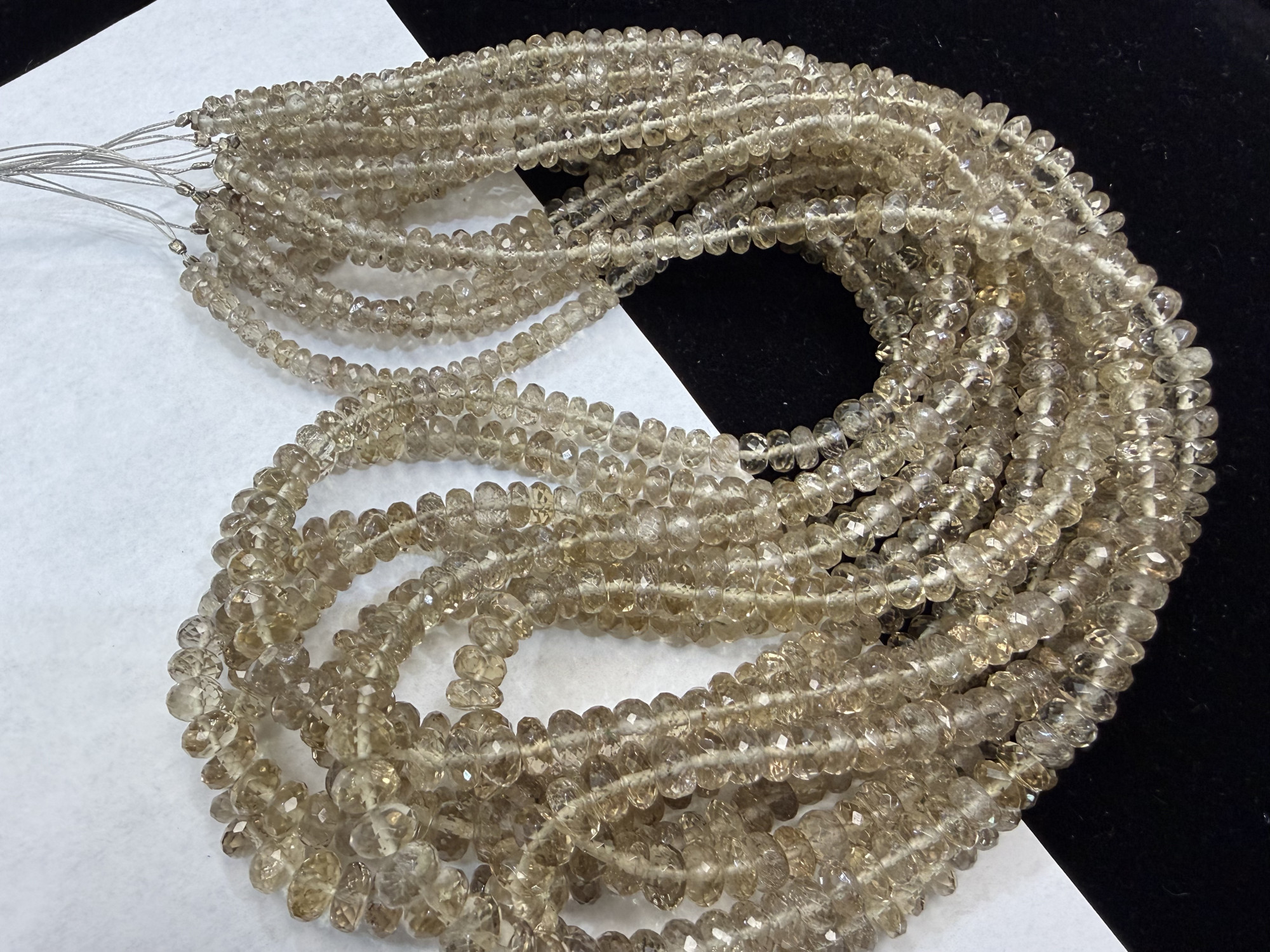 Scapolite Rondelle Faceted