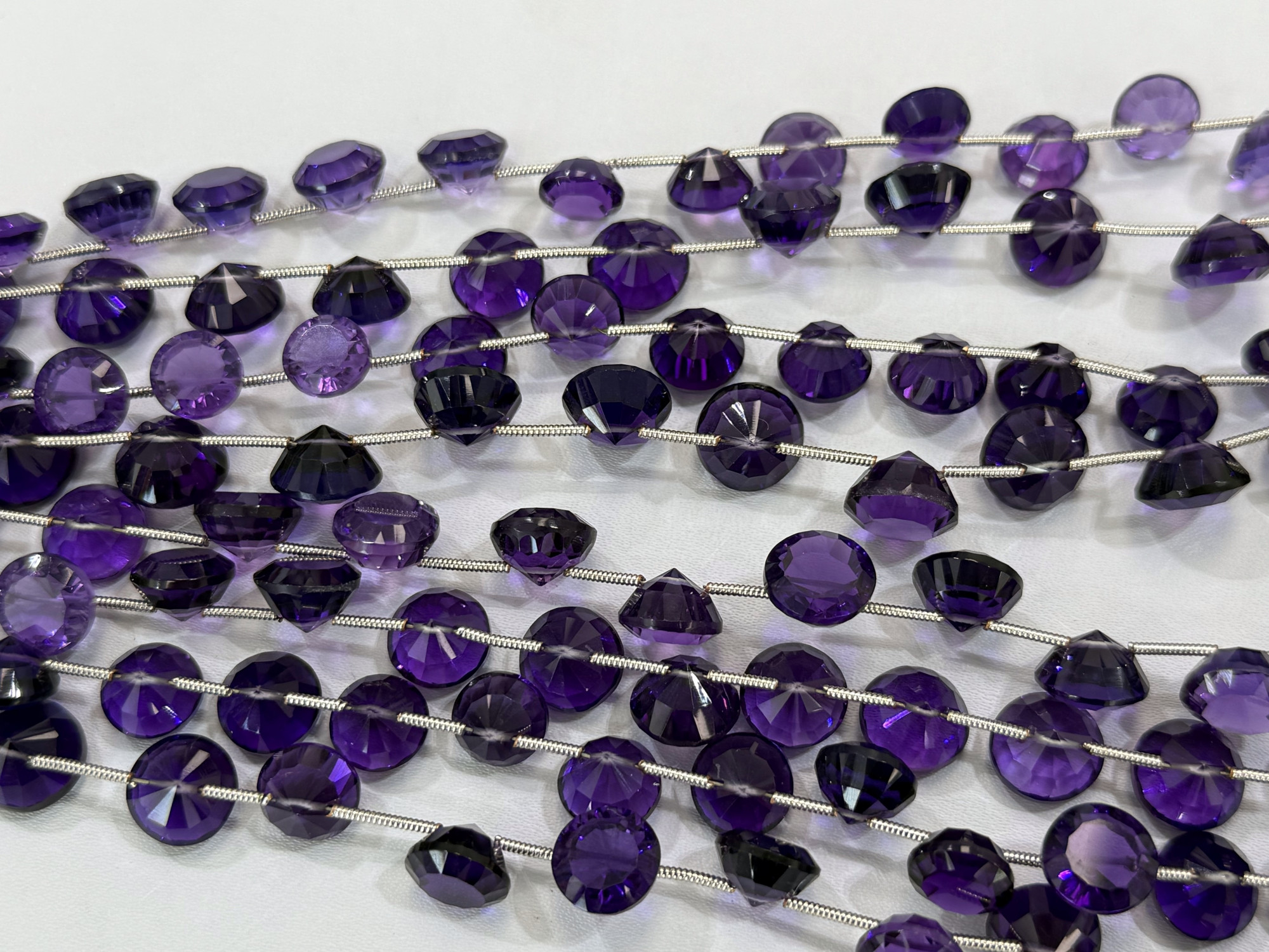 Hydro Quartz Cones Faceted