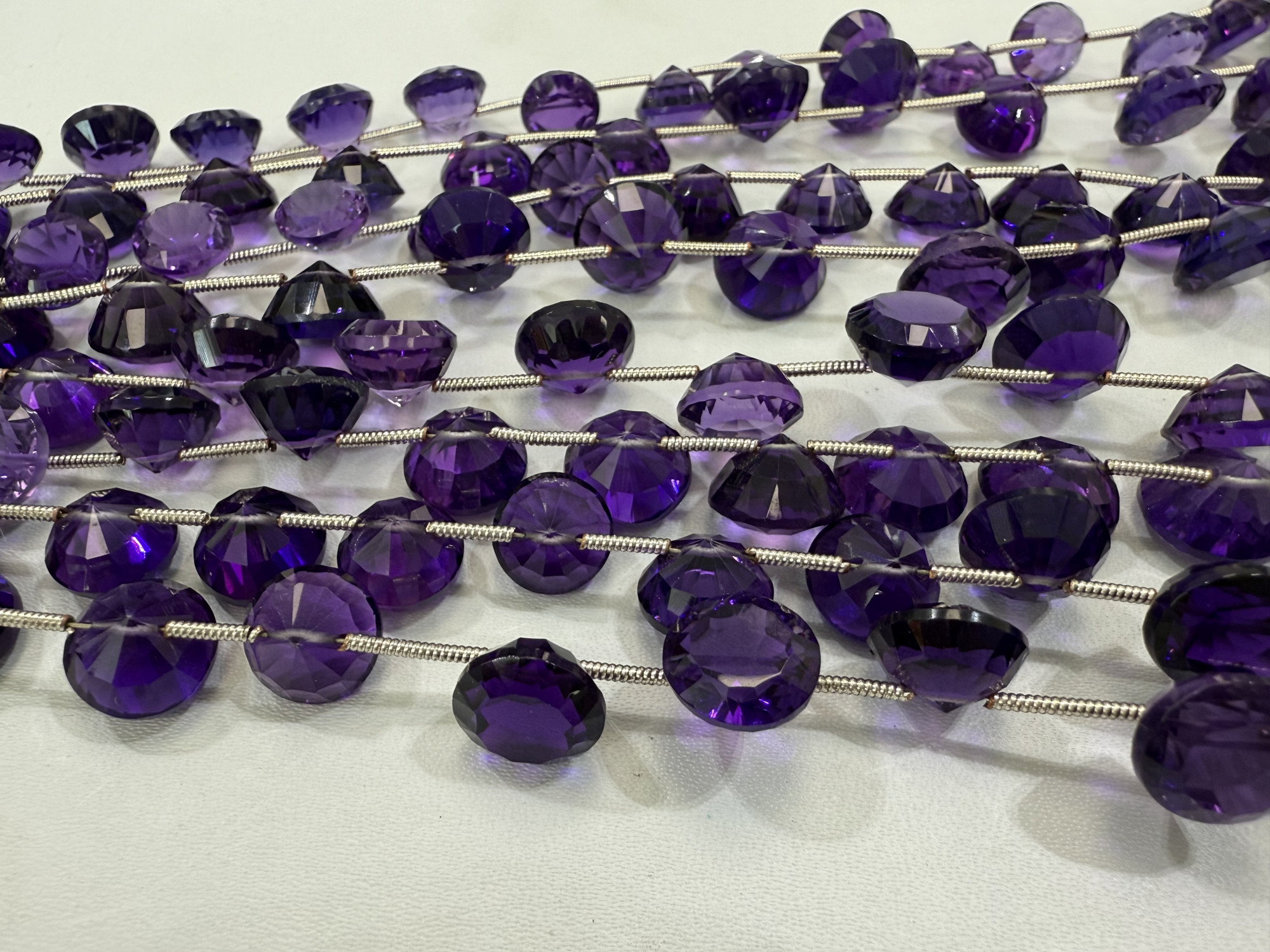 Hydro Quartz Cones Faceted