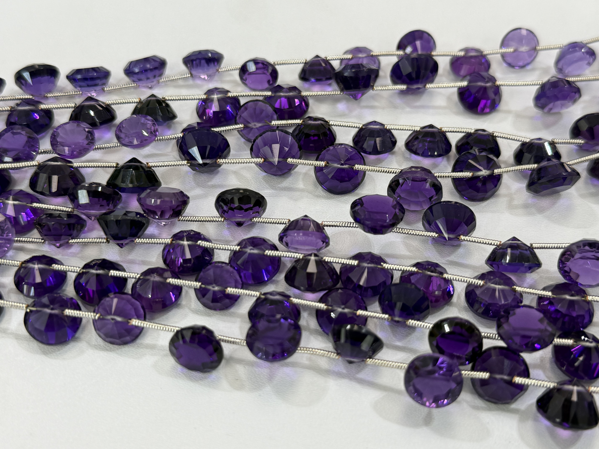 Hydro Quartz Cones Faceted