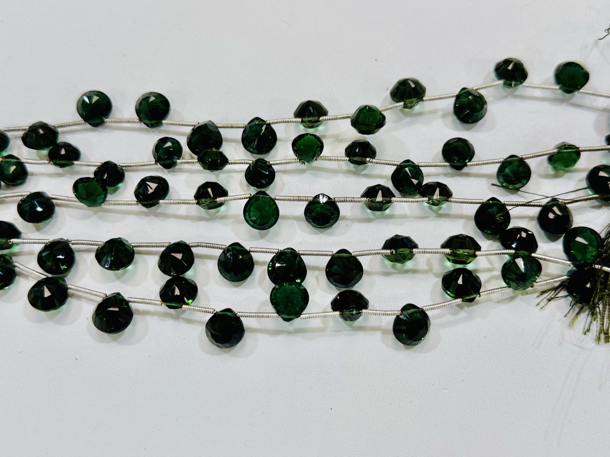 Hydro Quartz Hearts Faceted