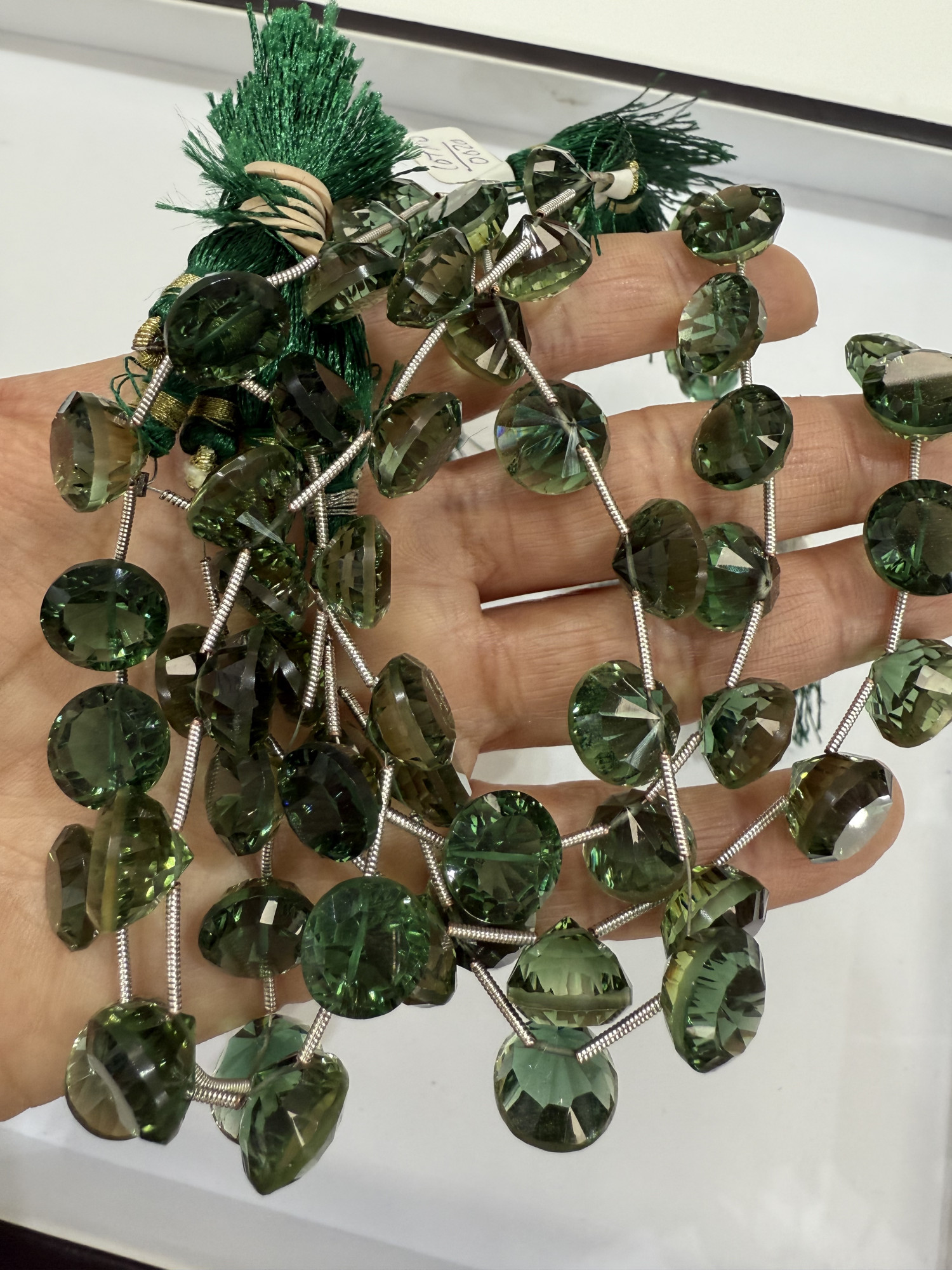 Hydro Quartz Cones Faceted