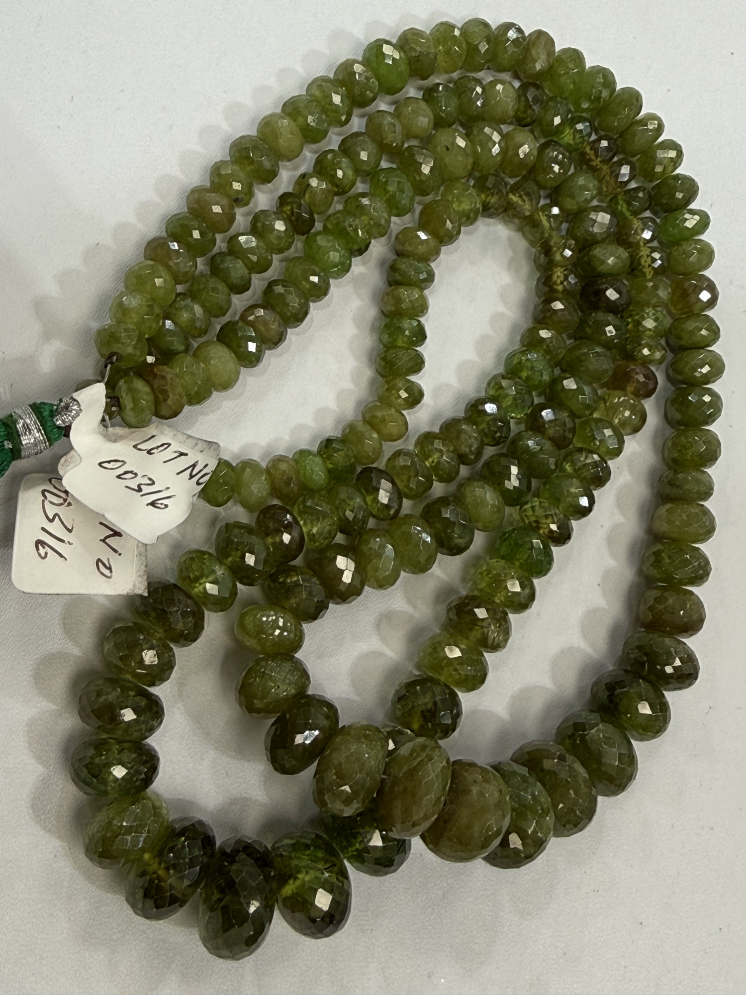 Sphene Rondelle Faceted