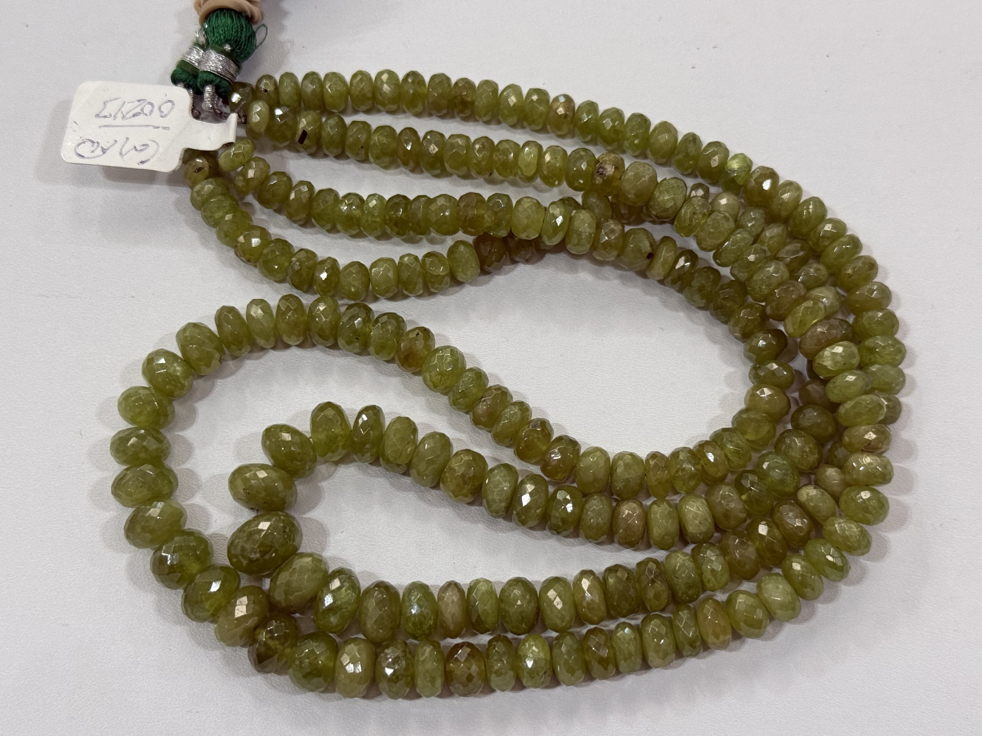 Sphene Rondelle Faceted