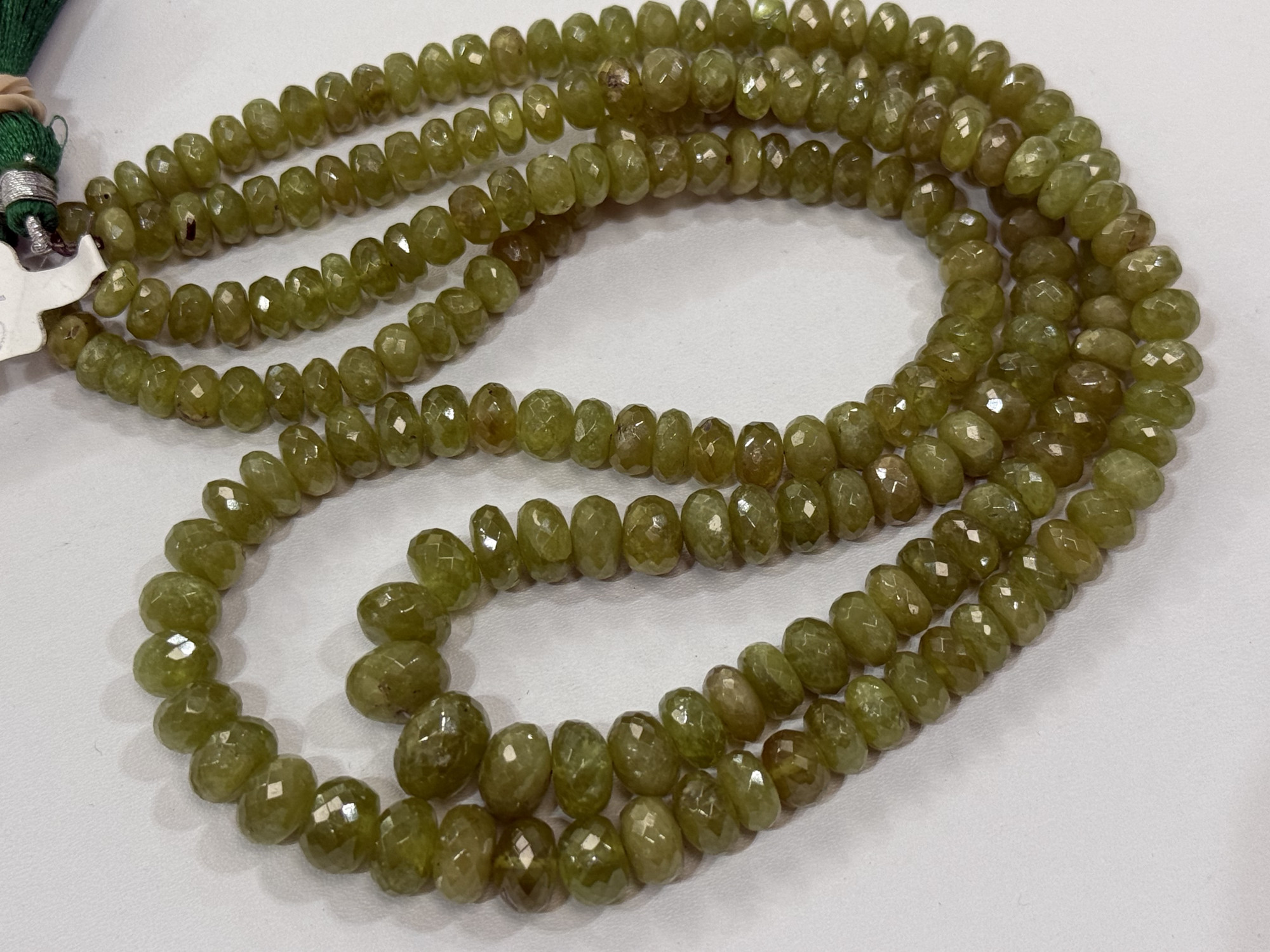 Sphene Rondelle Faceted
