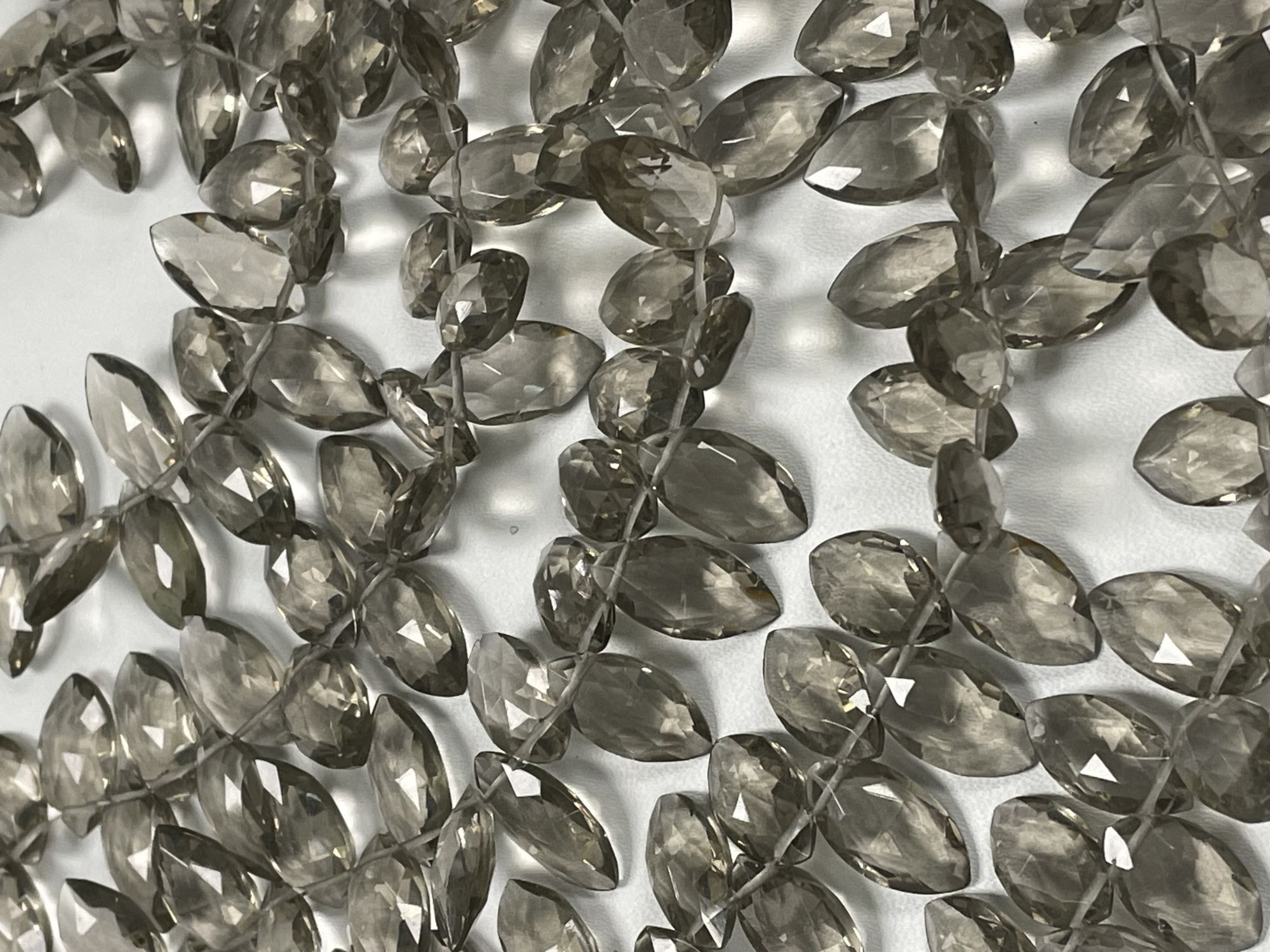 Smokey Hydro Quartz Marquise Faceted