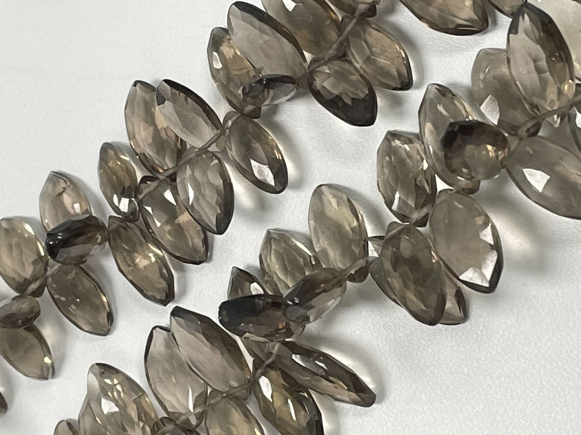 Smokey Hydro Quartz Marquise Faceted