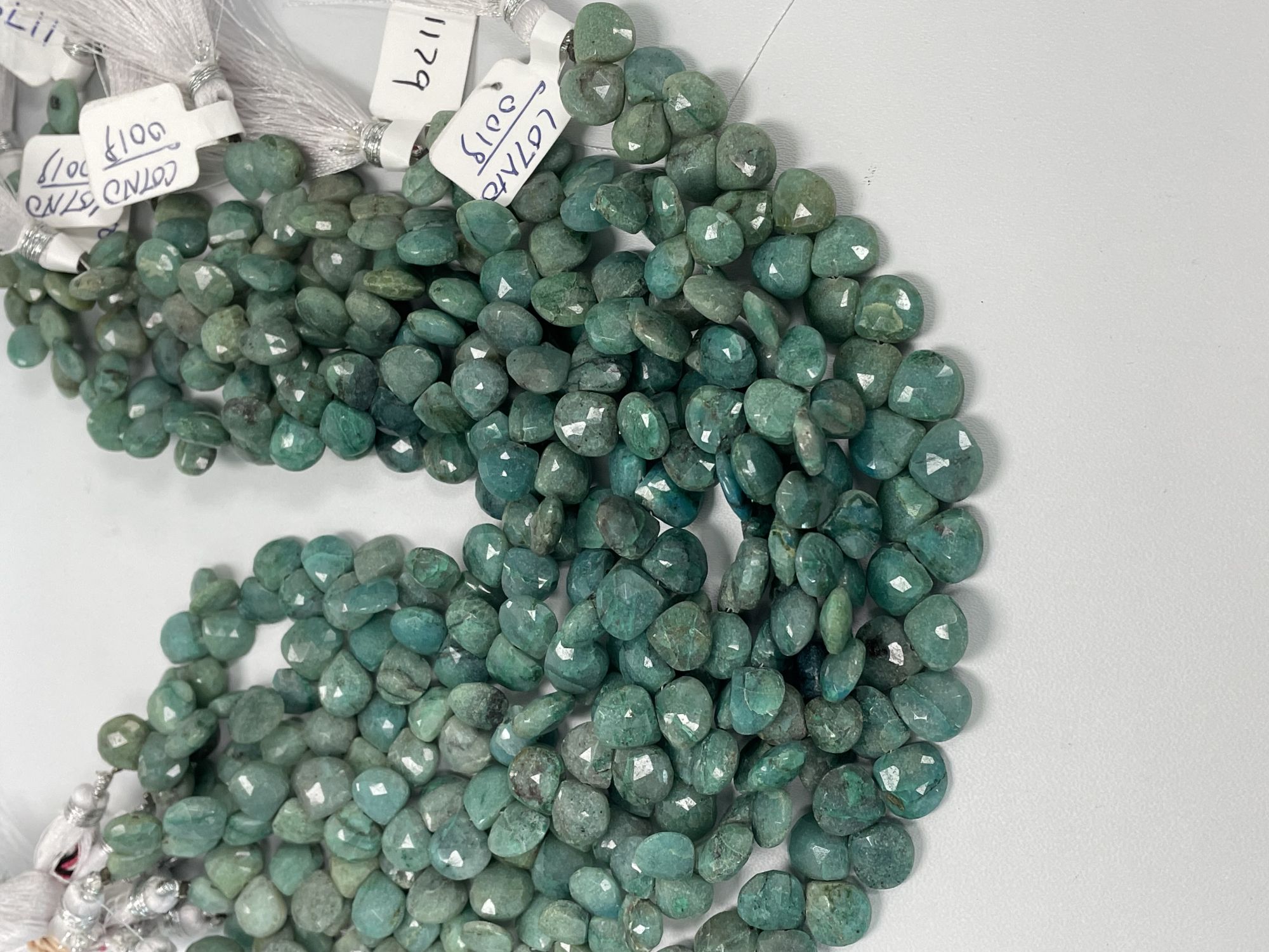 Chrysocolla Heart Faceted