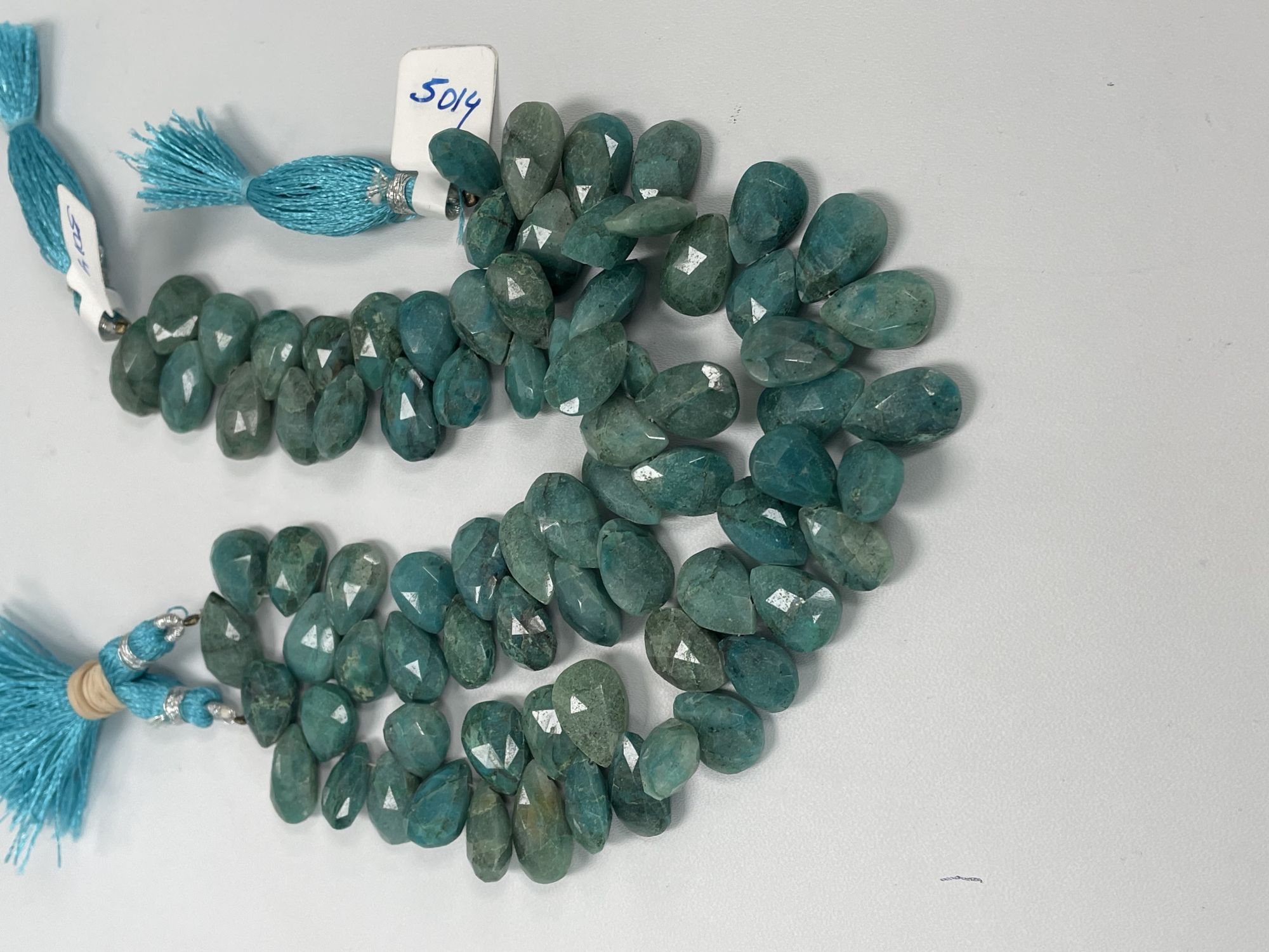 Chrysocolla Pear Faceted