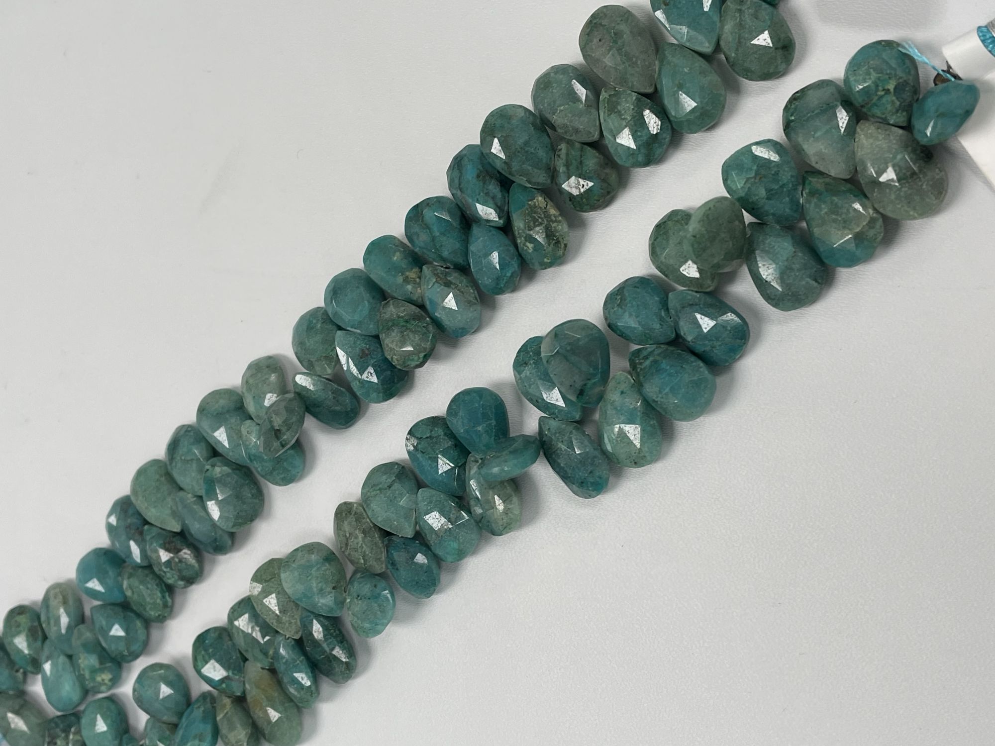 Chrysocolla Pear Faceted