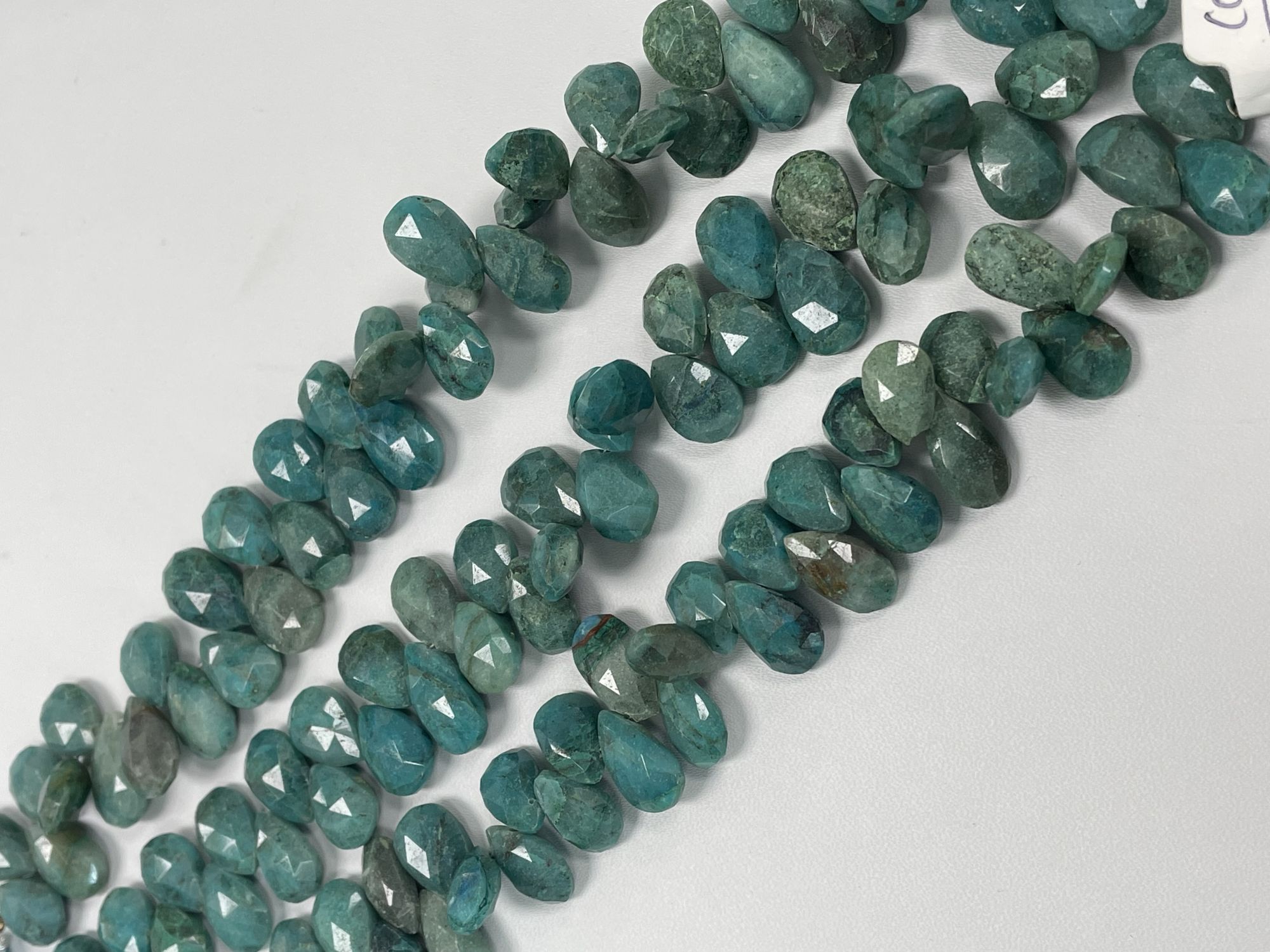 Chrysocolla Pear Faceted