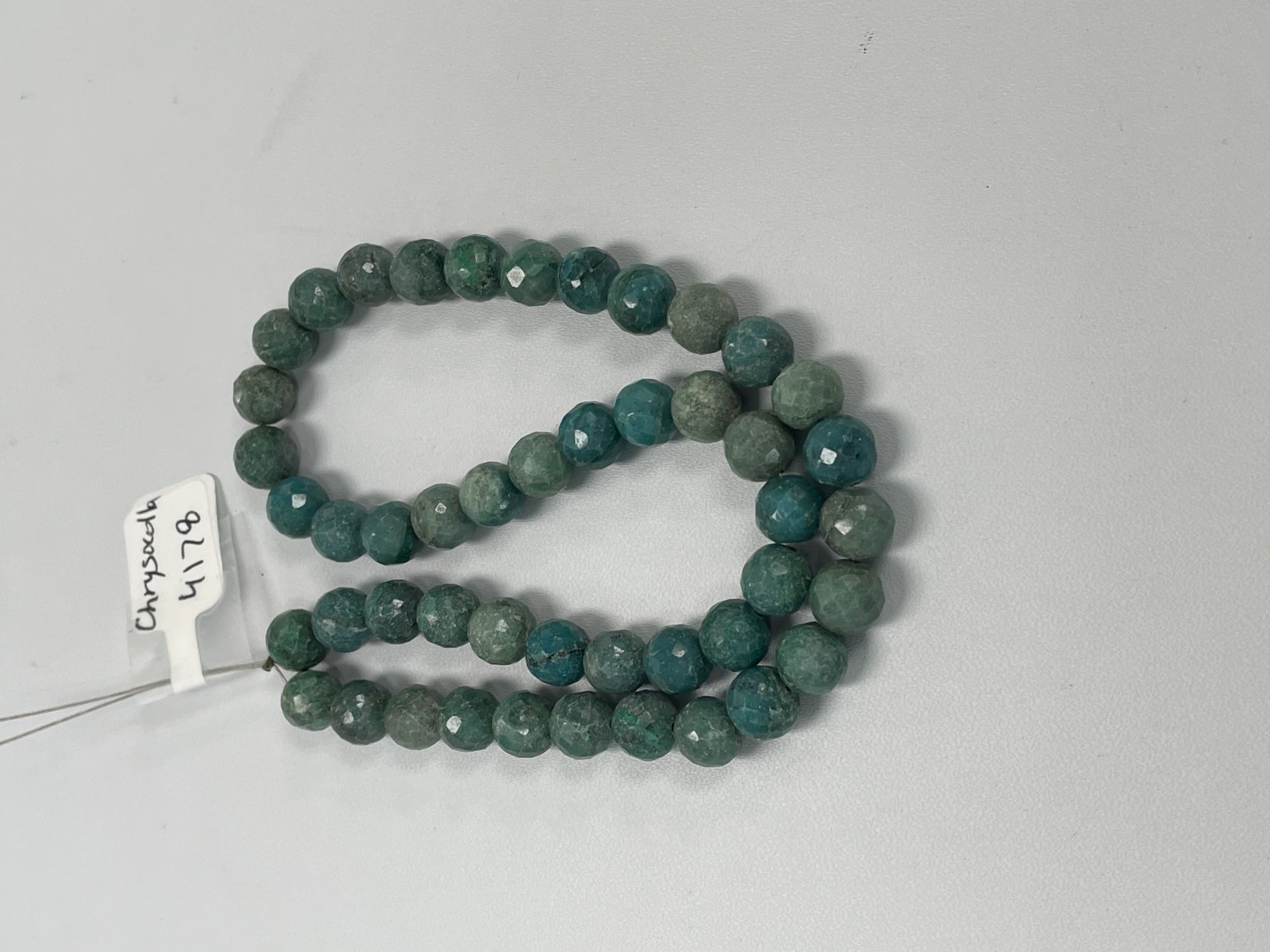 Chrysocolla Round Faceted