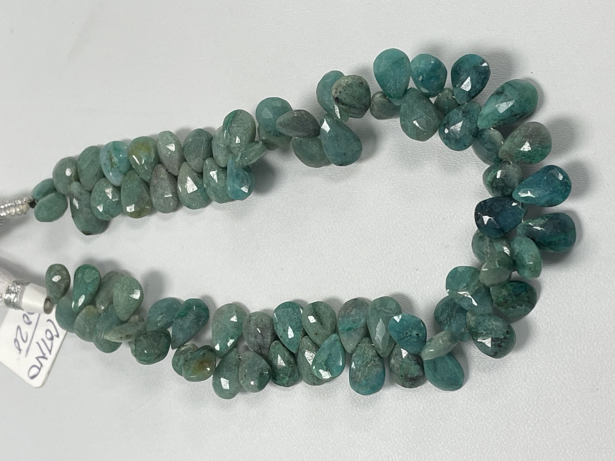 Chrysocolla Pear Faceted