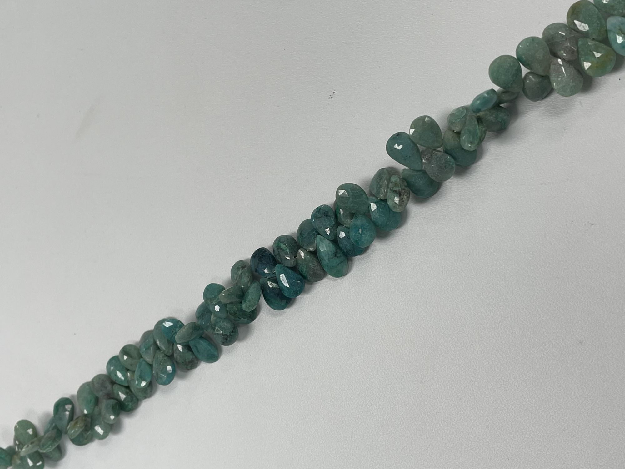 Chrysocolla Pear Faceted