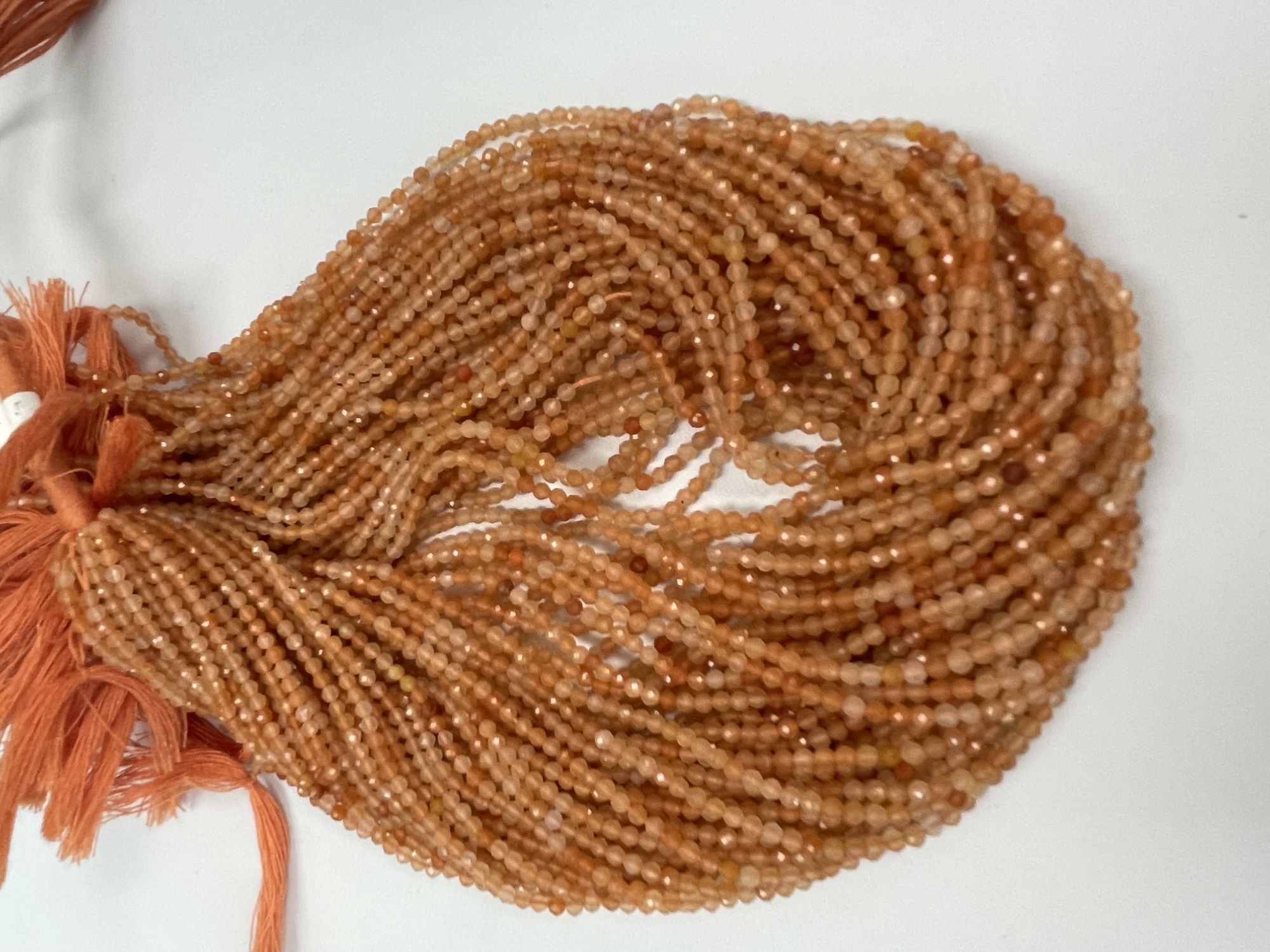 Carnelian Rondelle Faceted