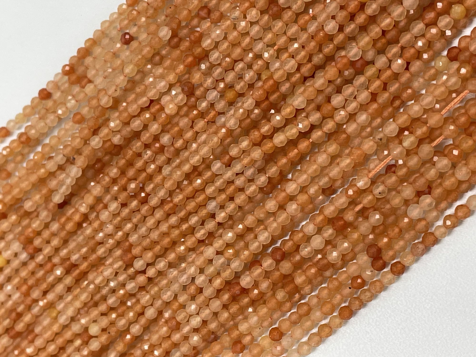 Carnelian Rondelle Faceted