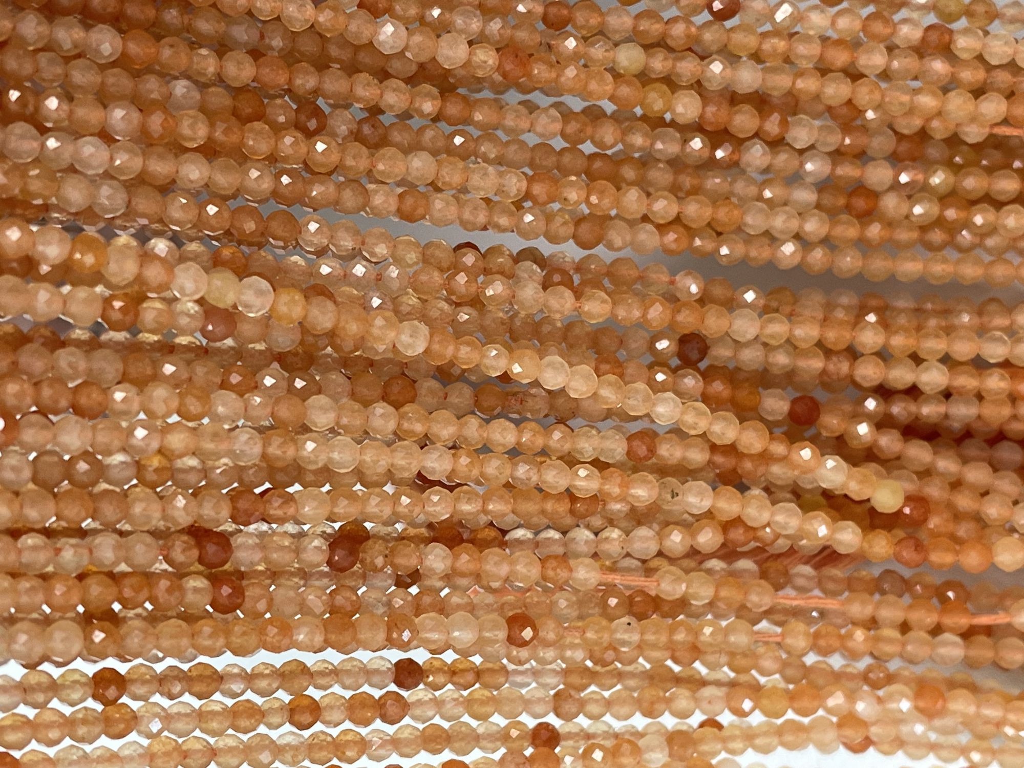 Carnelian Rondelle Faceted