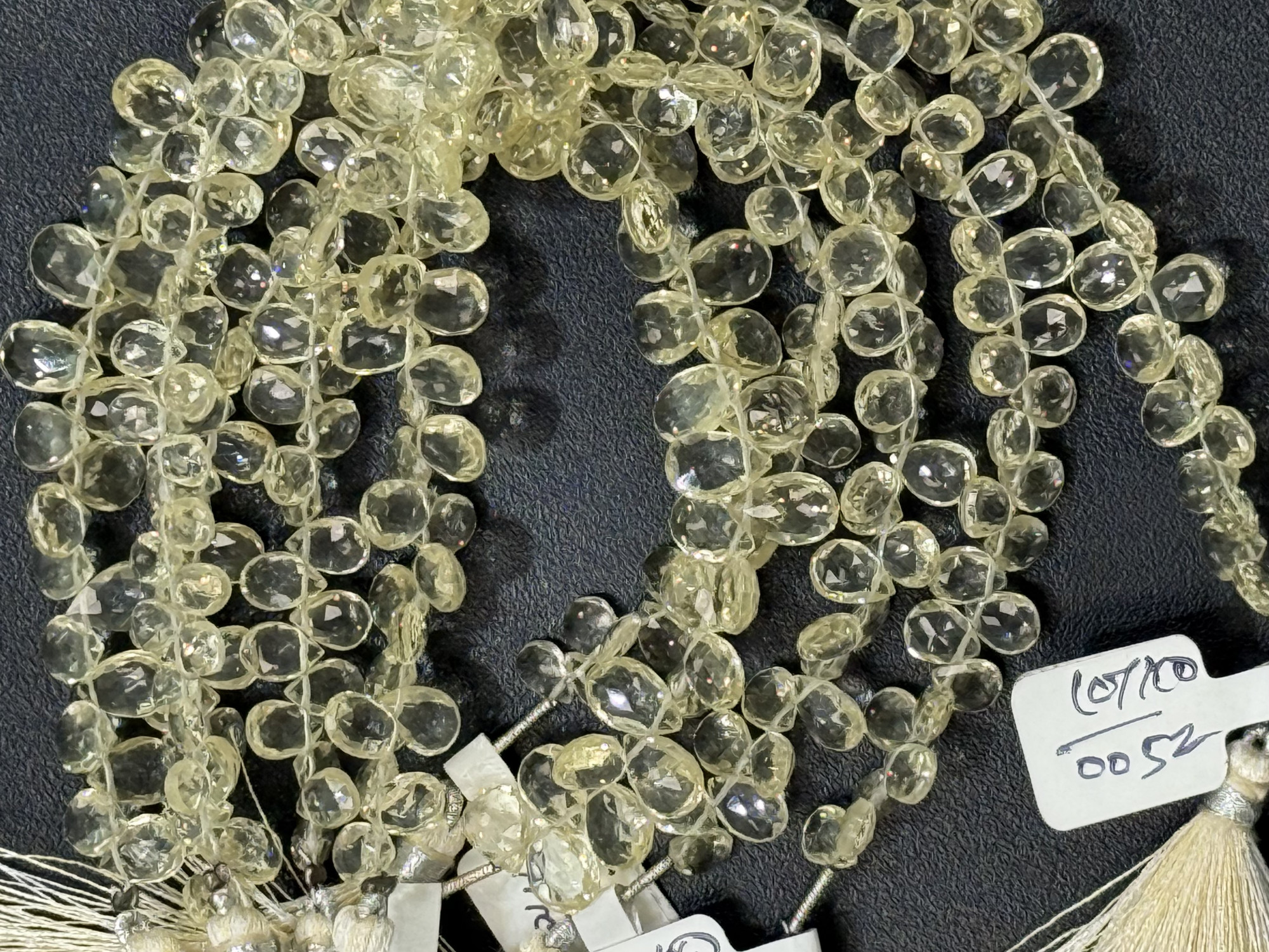 Scapolite Pears Faceted