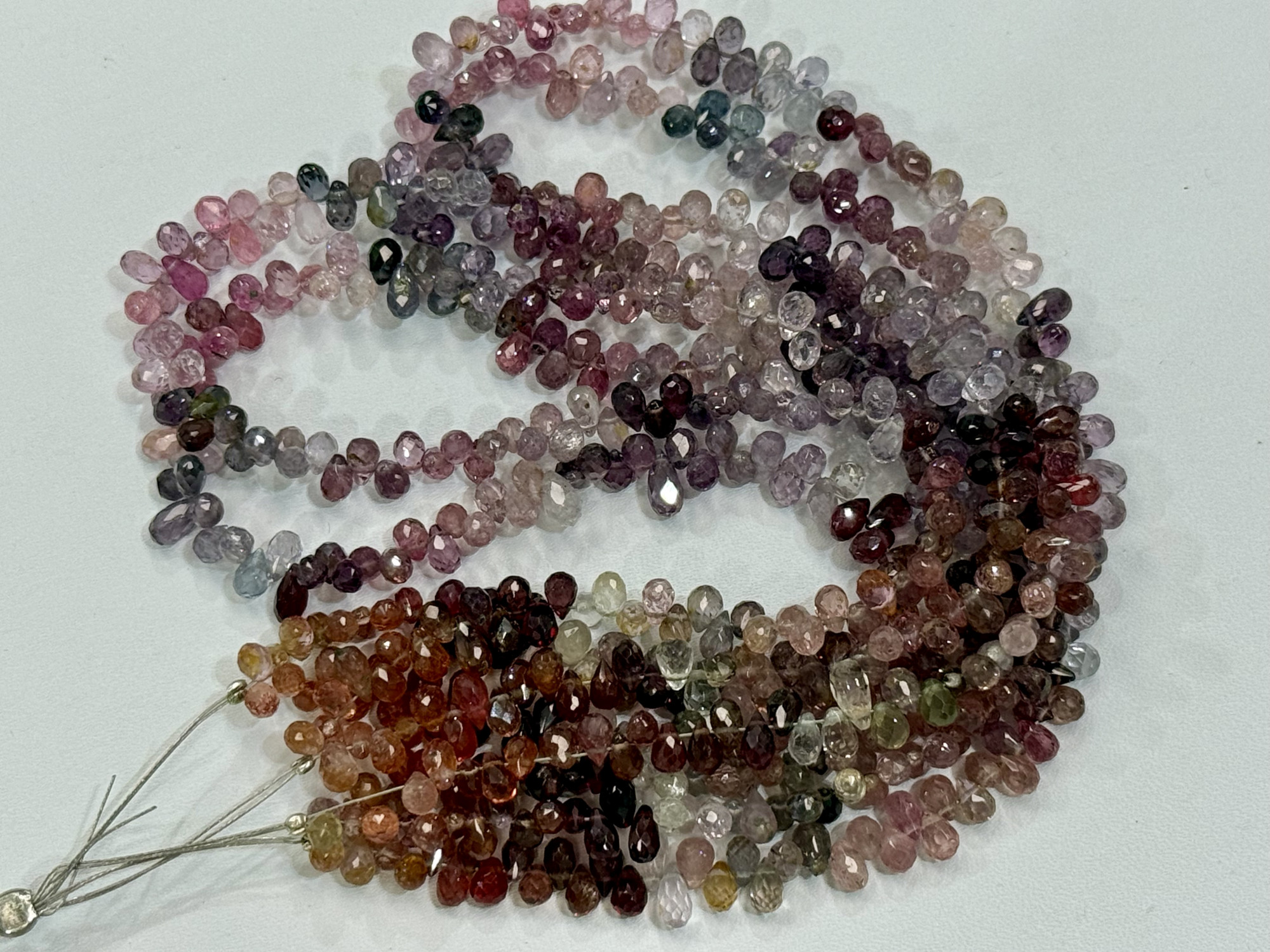 Multi Spinel Drops Faceted